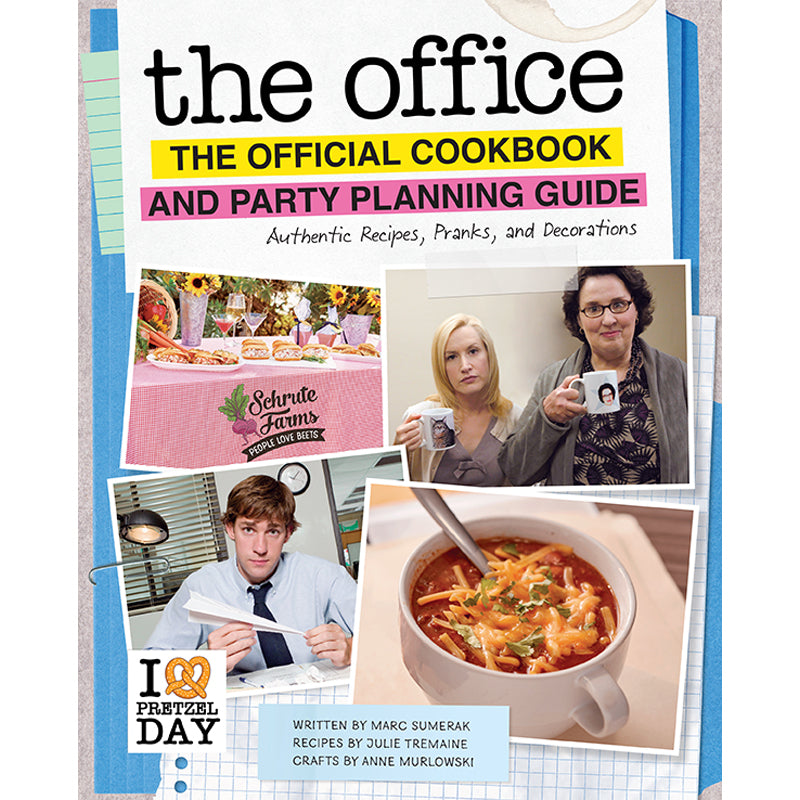 Softcover copy of The Office: The Official Cookbook and Party Planning Guide by Insight Editions, featuring a themed cover.