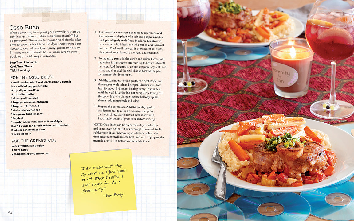 Softcover copy of The Office: The Official Cookbook and Party Planning Guide by Insight Editions, featuring a colorful cover design.