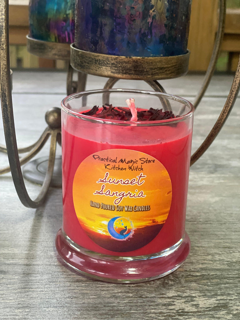 Kitchen Witch Sunset Sangria Candle - Practical Magic Store