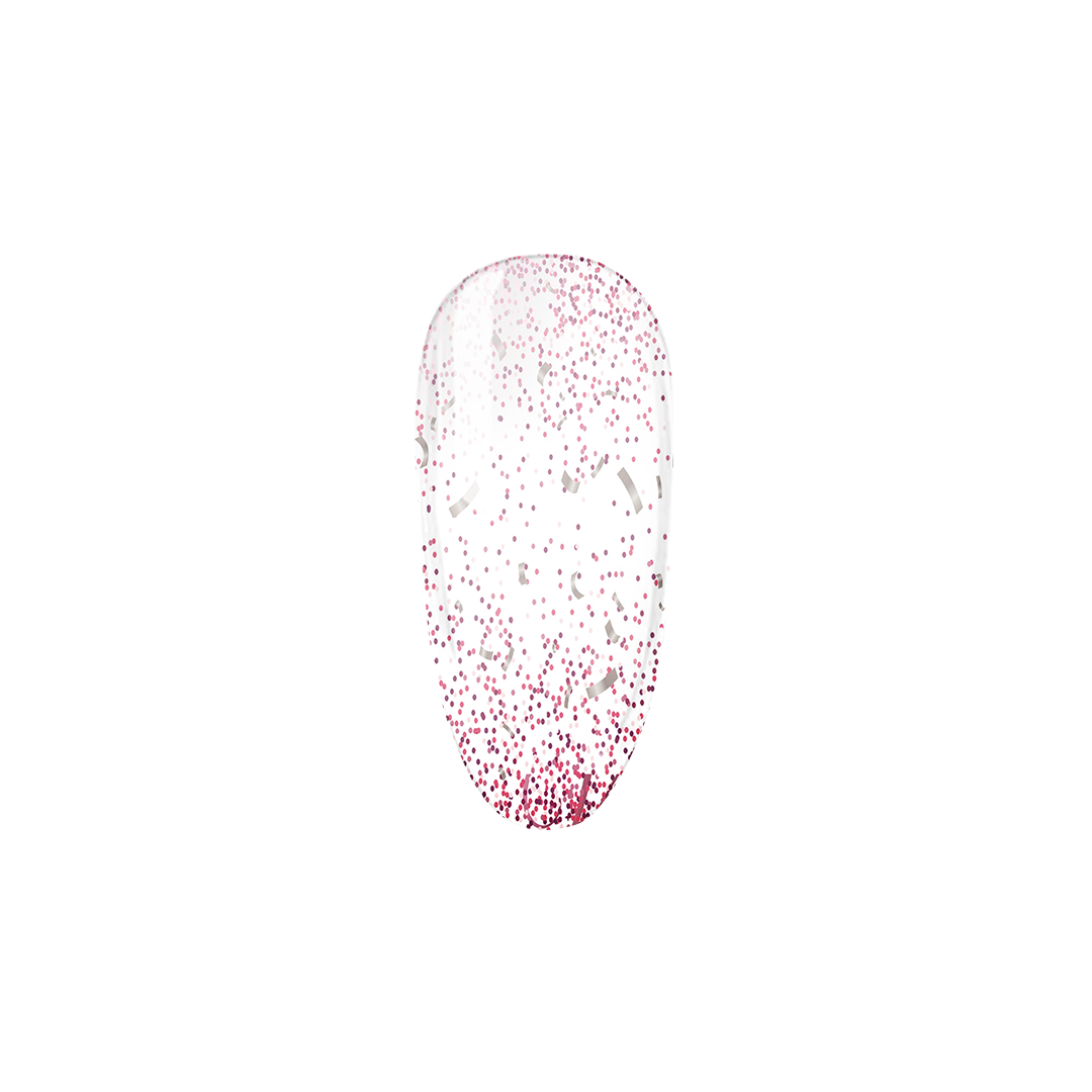 Madam Glam Icicle Kiss No Wipe Top Coat bottle, clear nail polish with glossy finish for long-lasting manicures