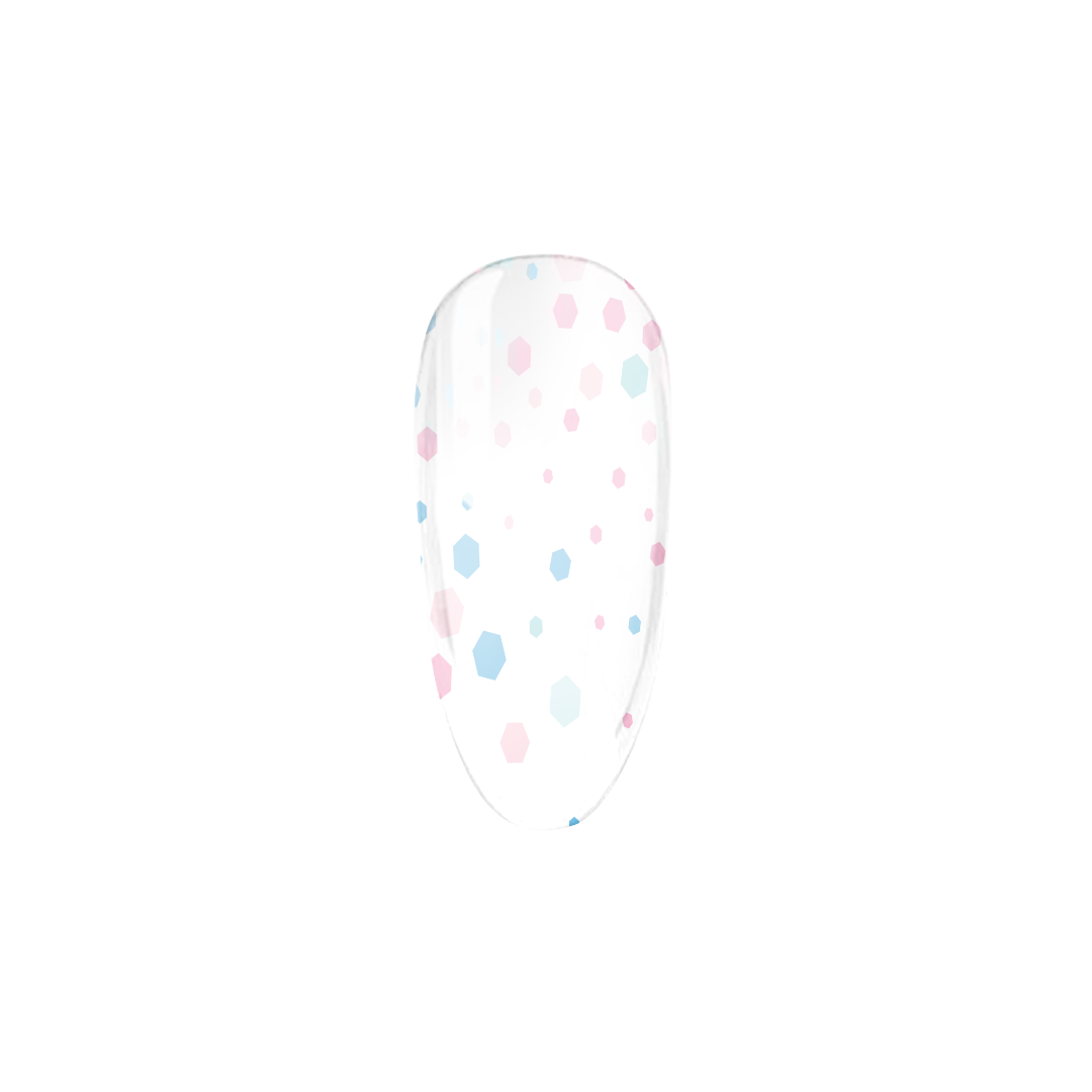 Madam Glam Love Sprinkles nail art decorations with colorful, textured sprinkles for creative manicure designs.