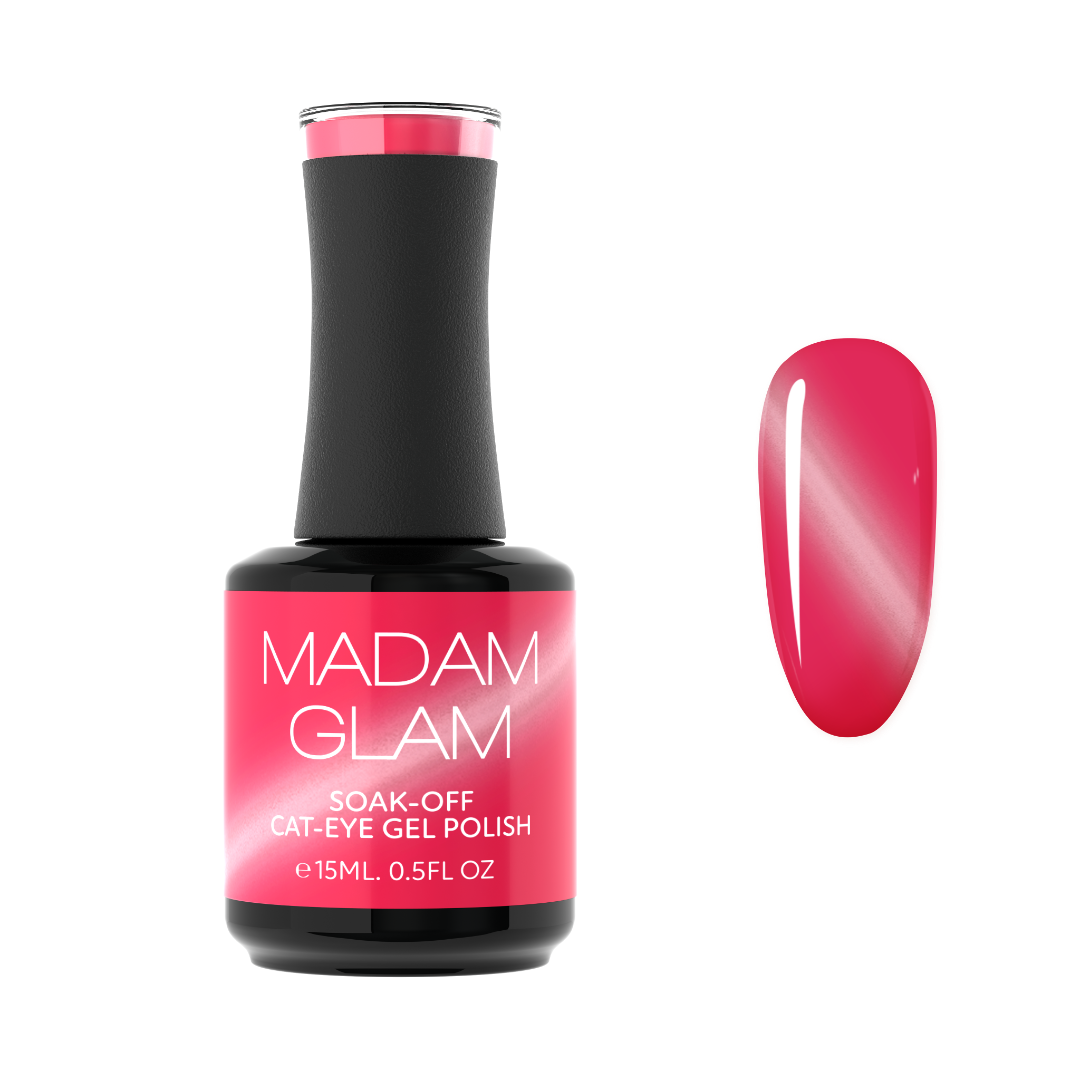 Bright image of Madam Glam Sweet Candy nail polish bottle with colorful label and glossy finish.