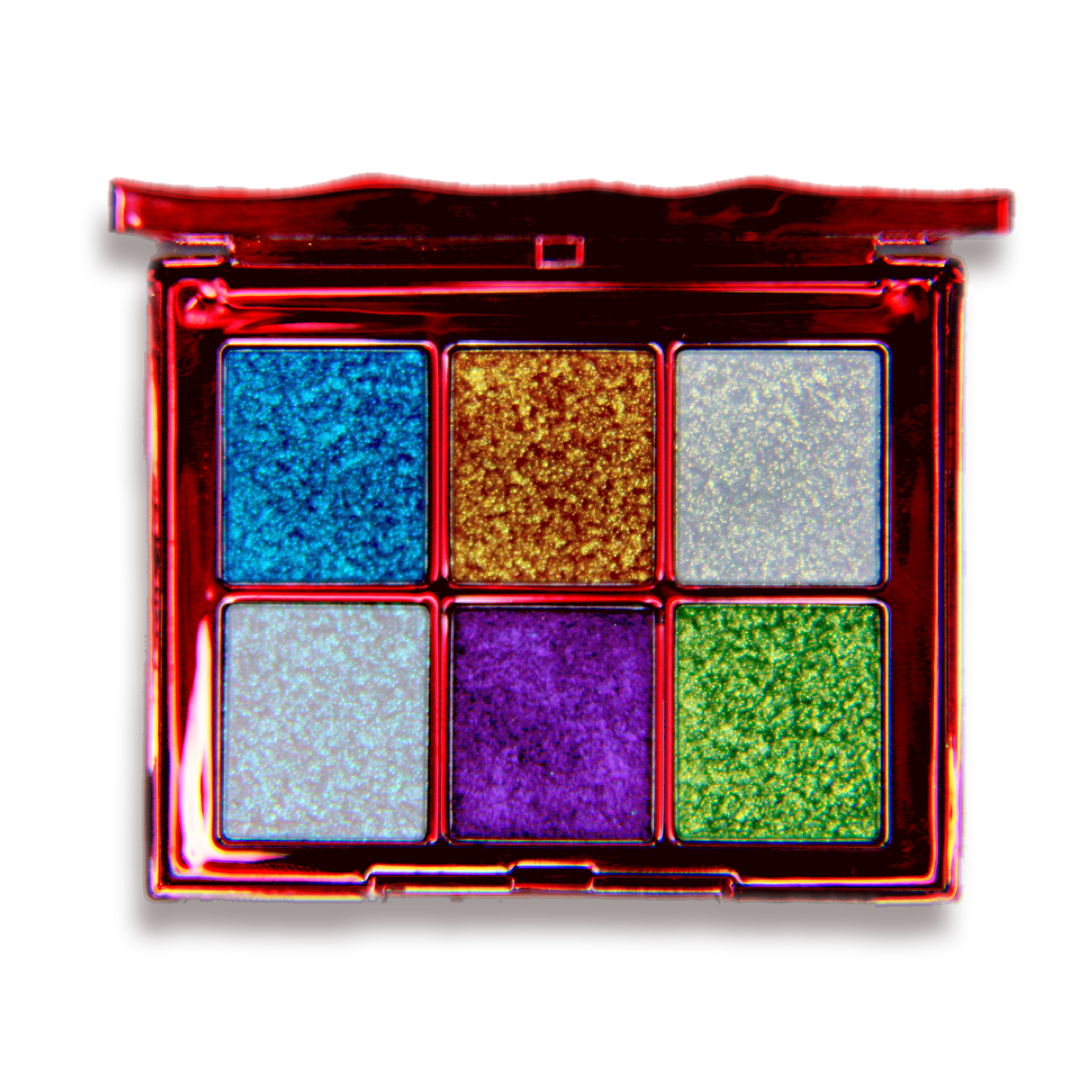 Makeup A Murder, INC Bad Blood eyeshadow palette with dark and vibrant shades for bold eye looks.