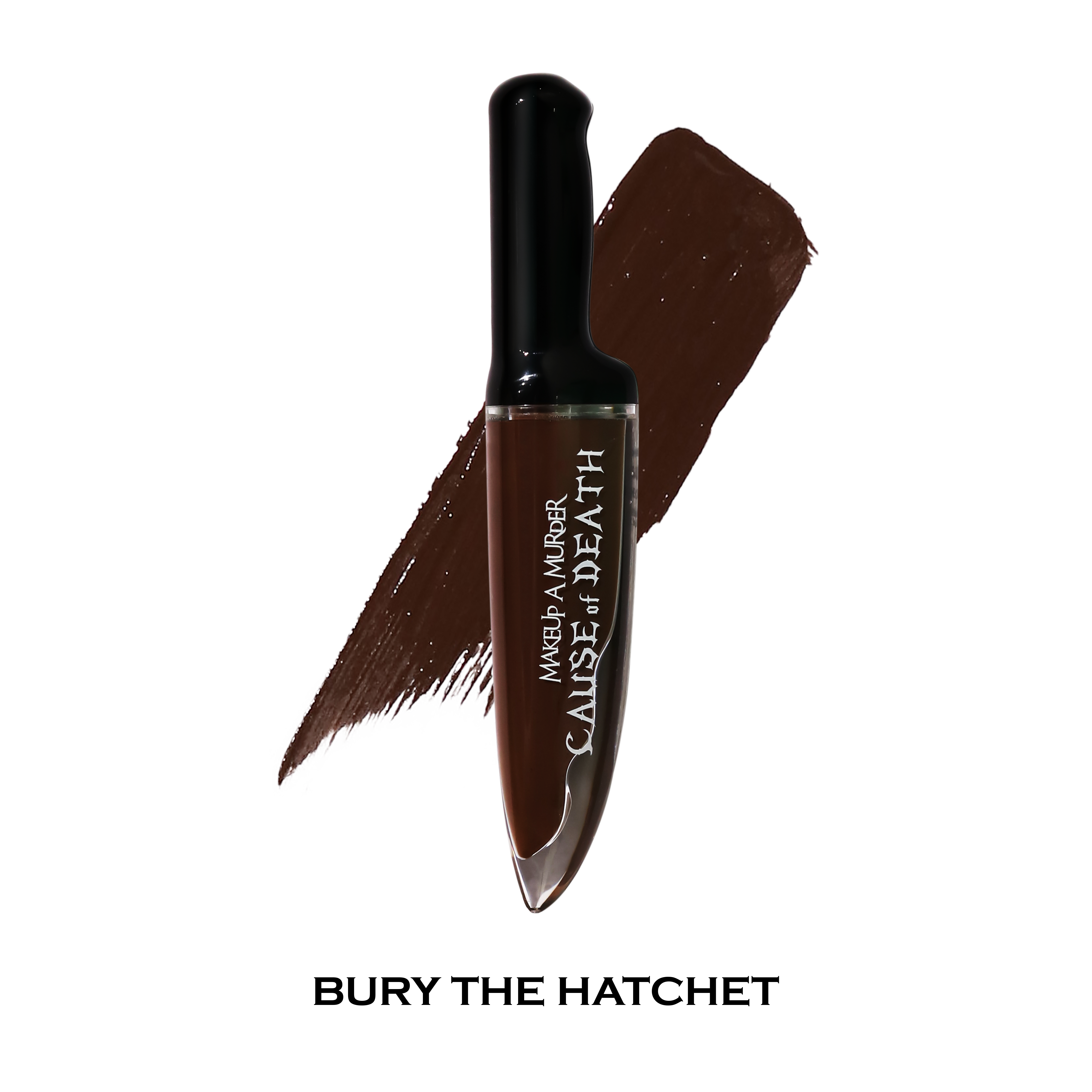 Makeup A Murder, INC Cause of Death Rainbow Liquid Eyeshadow Collection master with vibrant, colorful shades in red coffin packaging.