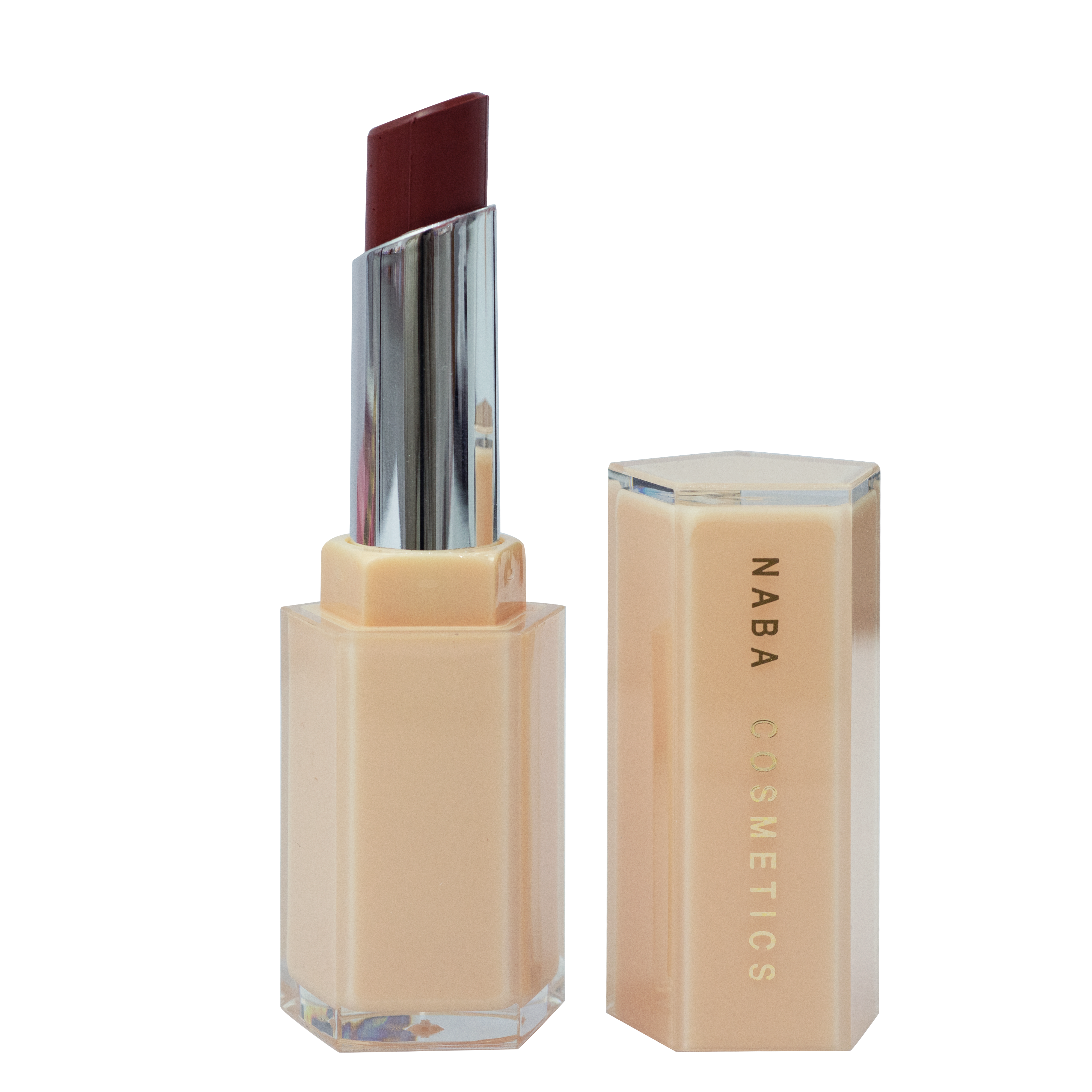 NABA Cosmetics USA 6-piece lipstick kit with various shades in sleek tubes, perfect for versatile makeup looks.