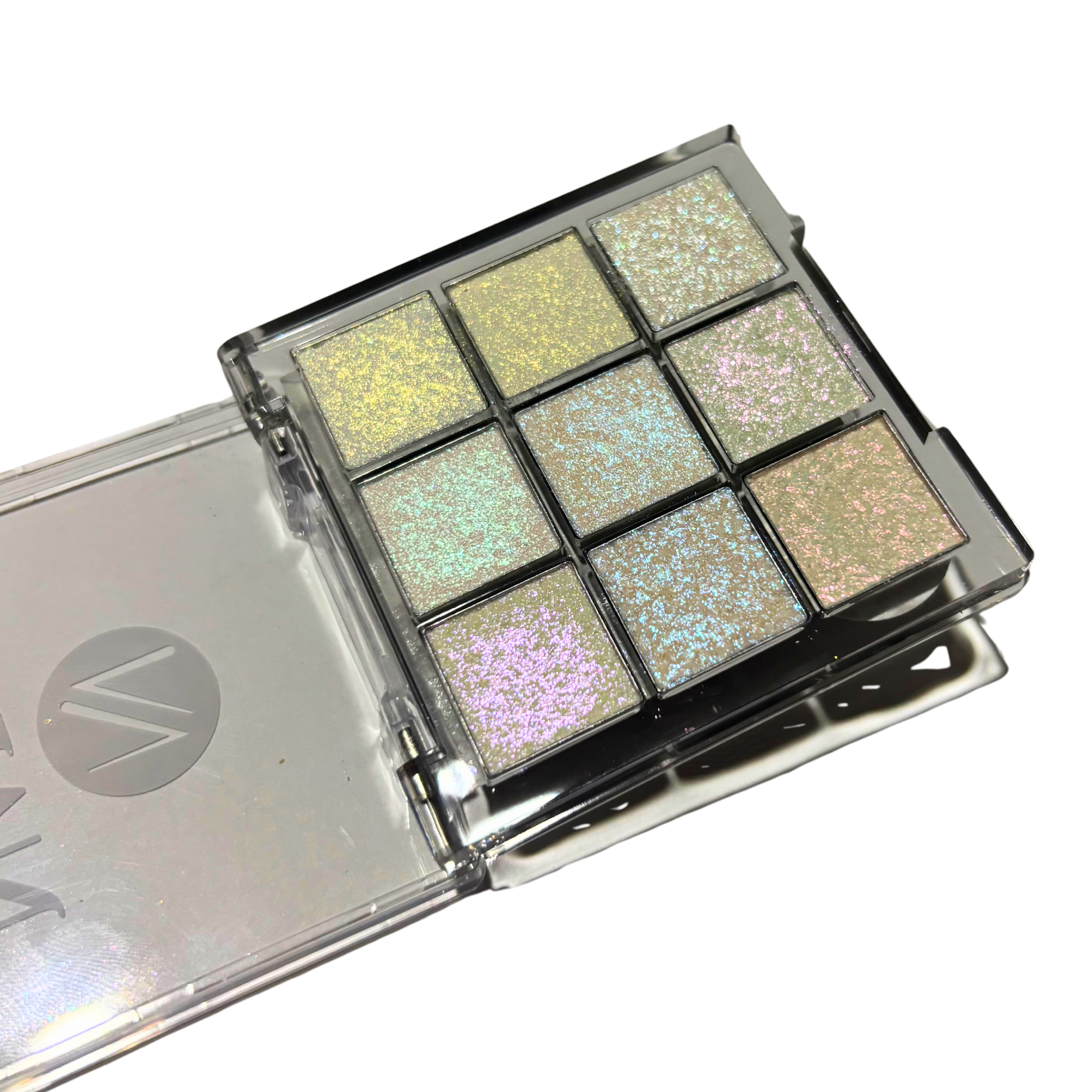 NABA Cosmetics USA Pigment Palette Orbit with vibrant, colorful eyeshadows in a sleek palette for creative makeup looks.