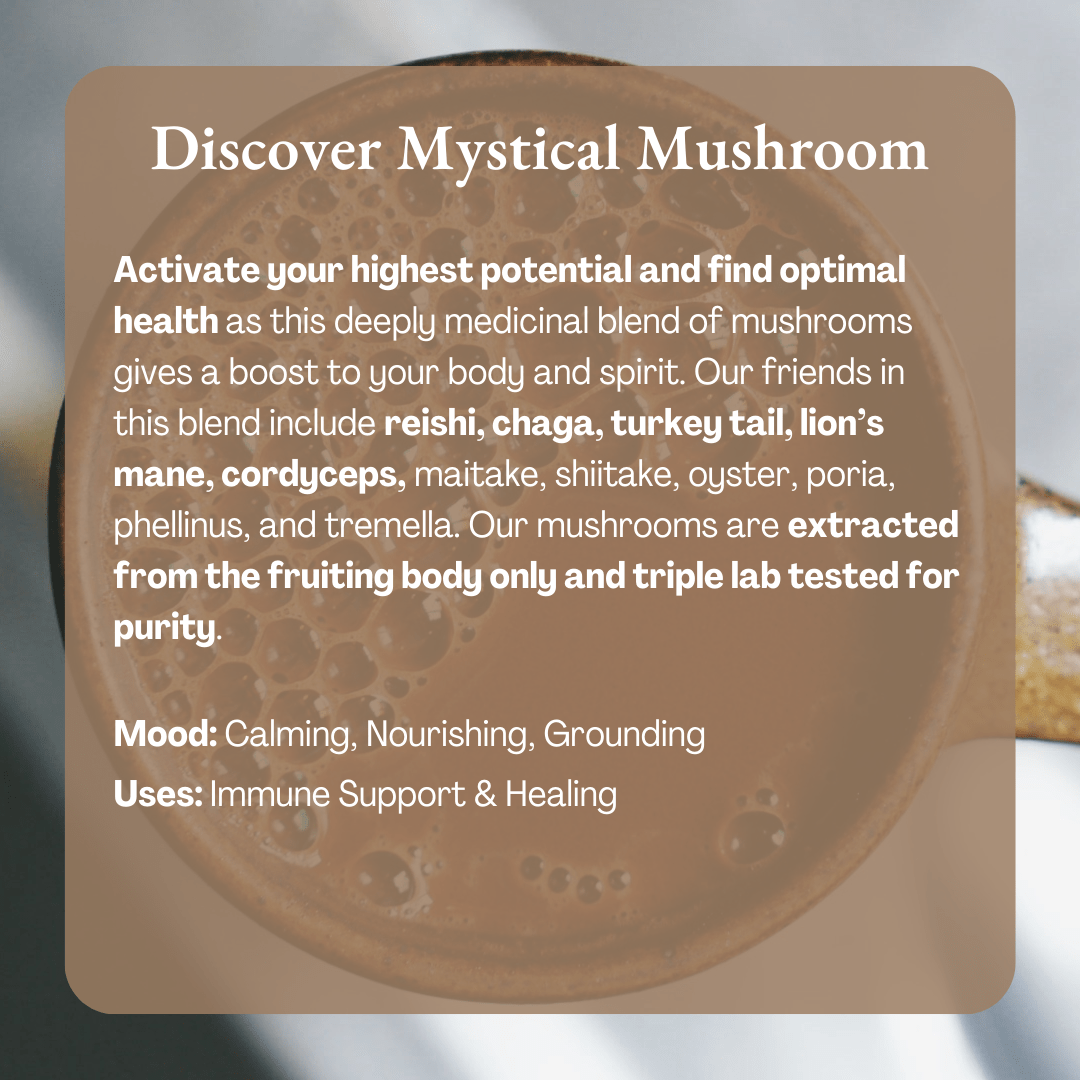 Enhanced 100% ceremonial cacao from Ora Cacao with mystical mushroom infusion, displayed in a 1 lb package.