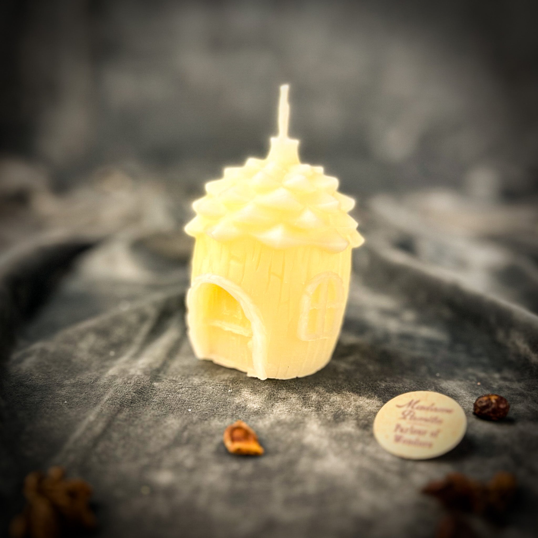 Pinecone of Protection Candle Spell Kit by Parlour of Wonders with natural pinecone, candles, and fairy magic elements for guardian energy.