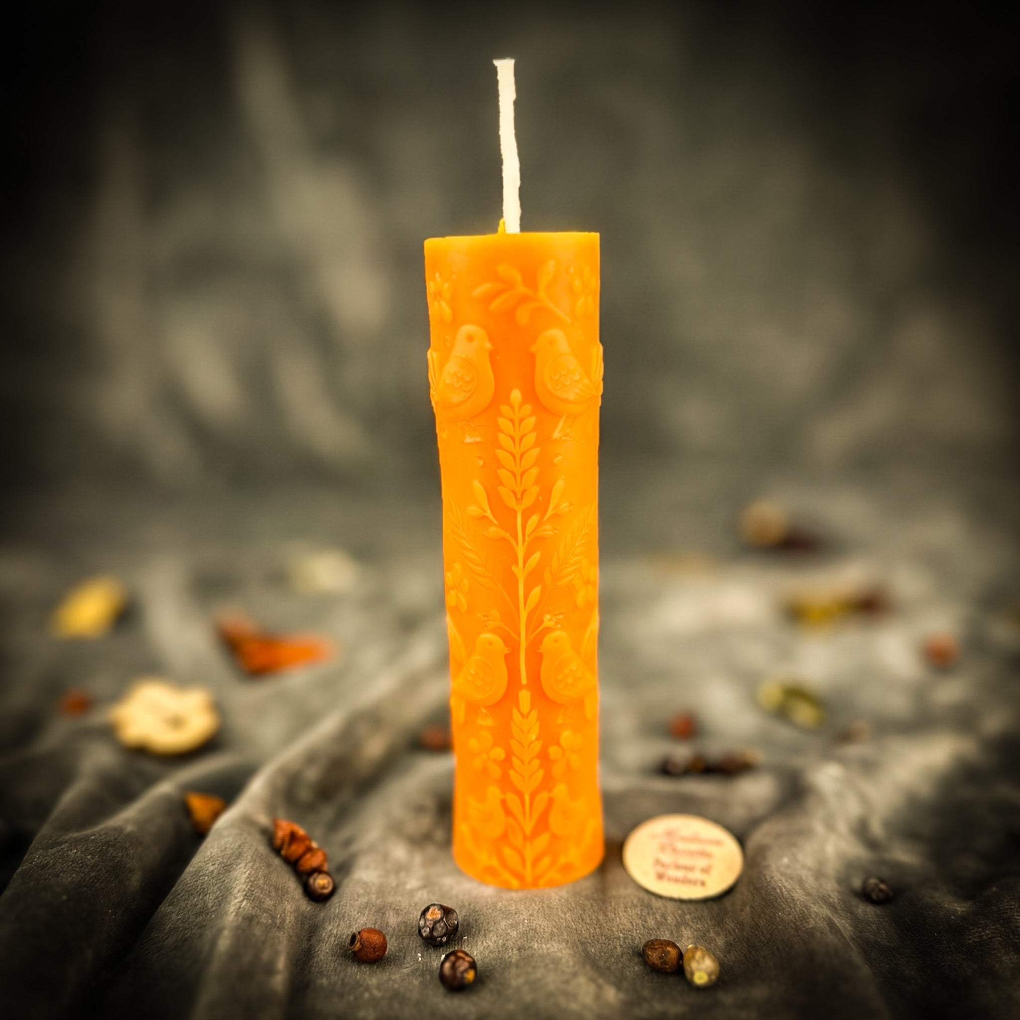 Green Tree of Life Candle Spell Kit by Parlour of Wonders with candles and herbs for growth and connection spells.