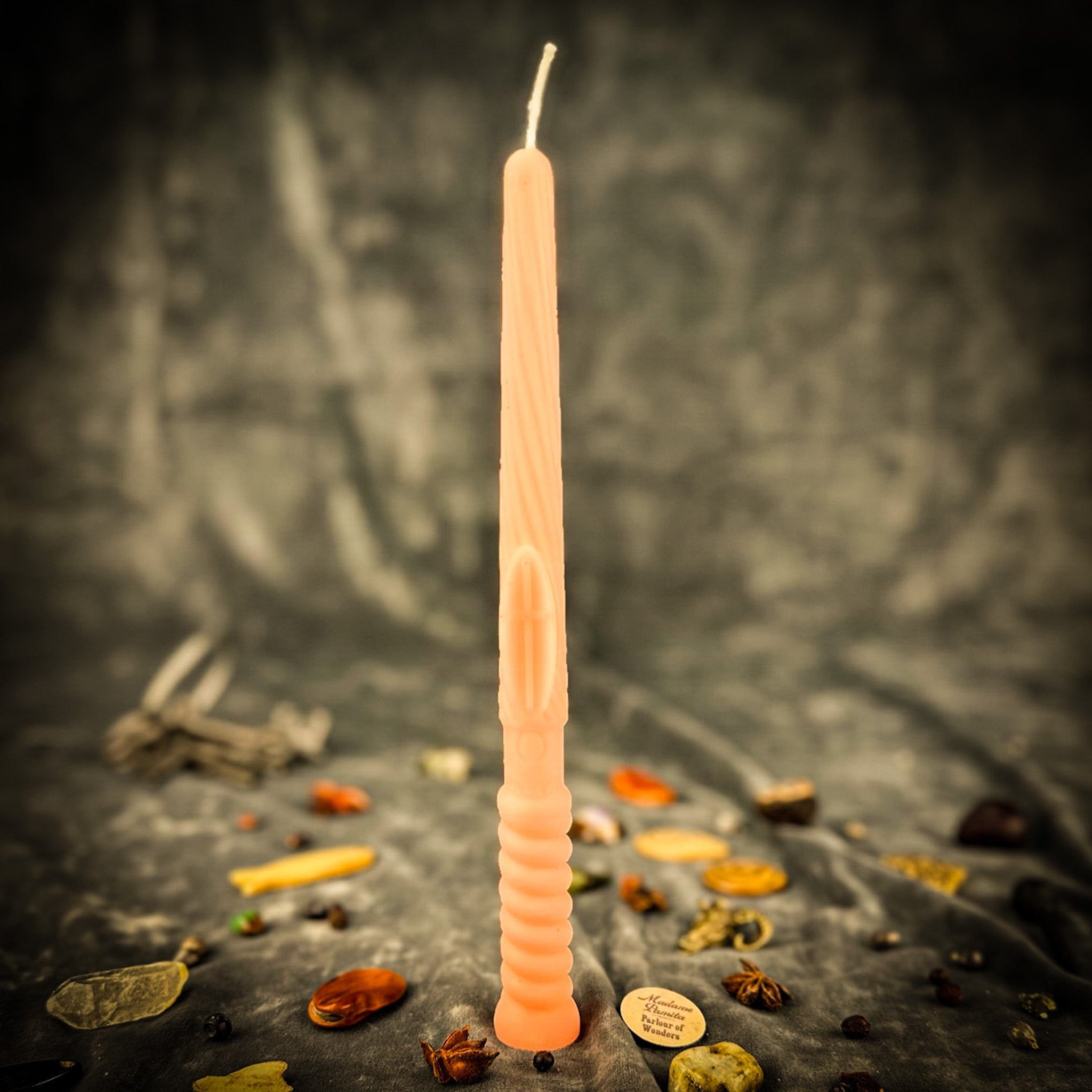 Parlour of Wonders Gromnica Candlemas Candle Spell Kit with green candles for Slavic protection and blessing magic.