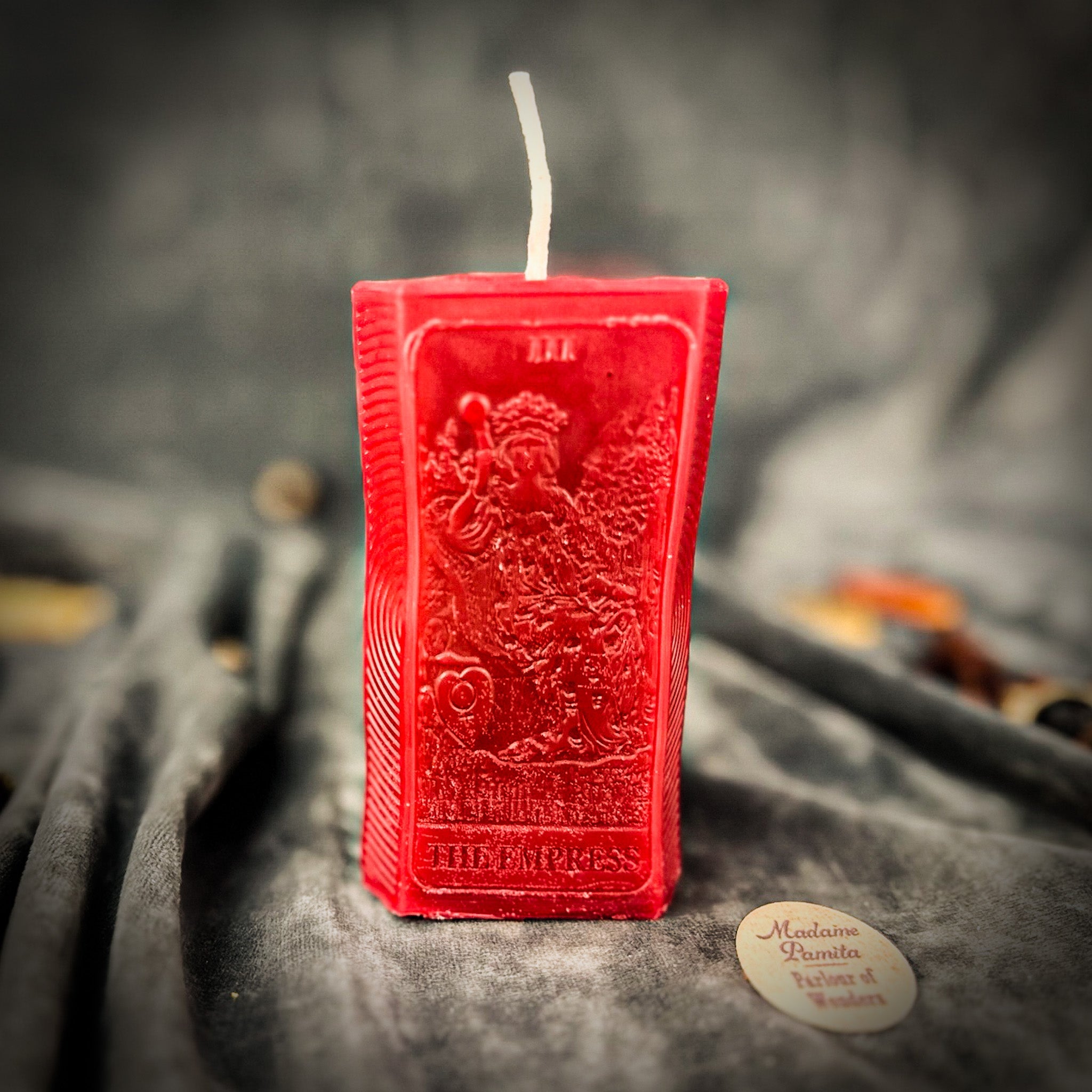 Parlour of Wonders Empress Candle Spell Kit with green candles for abundance and creative power magic, featuring herbs and spell tools.