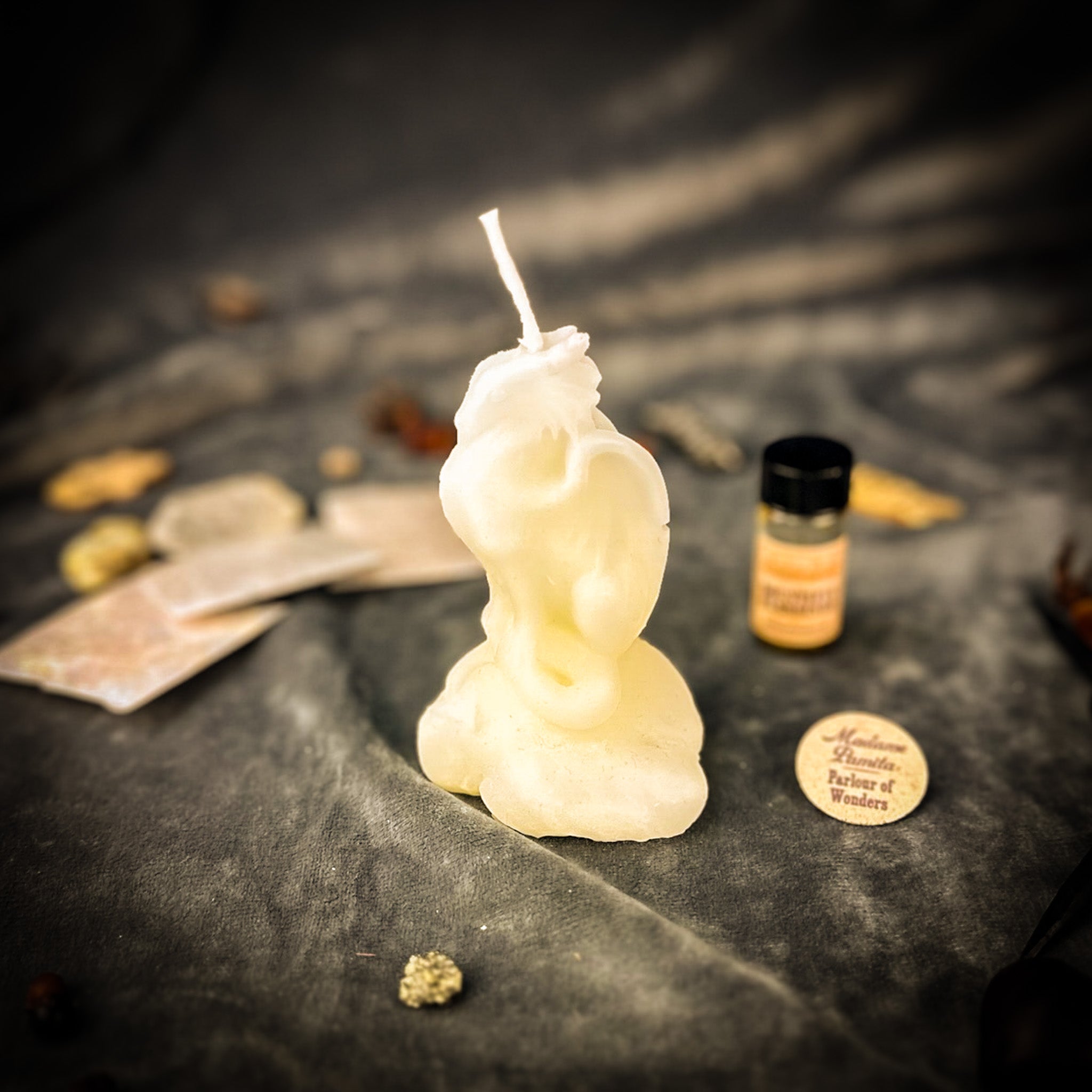 Green Dragon of Protection Candle Spell Kit by Parlour of Wonders, featuring candles and tools for guardian magic and defense rituals.