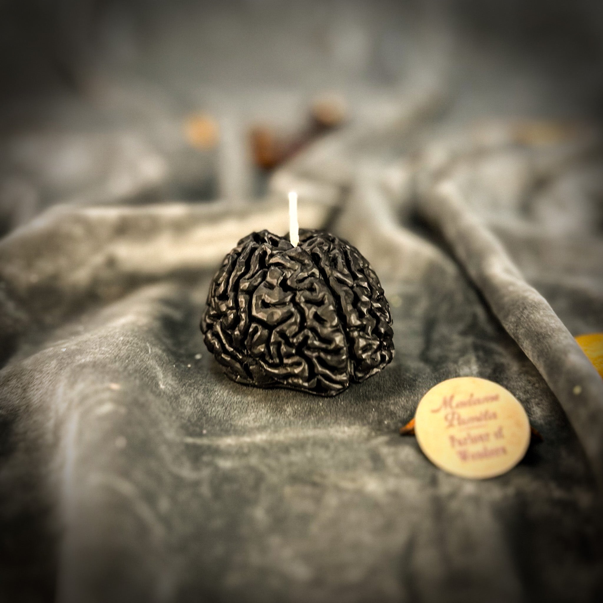 Brilliant Brain Candle Spell Kit by Parlour of Wonders featuring a red candle for mental clarity and focus.