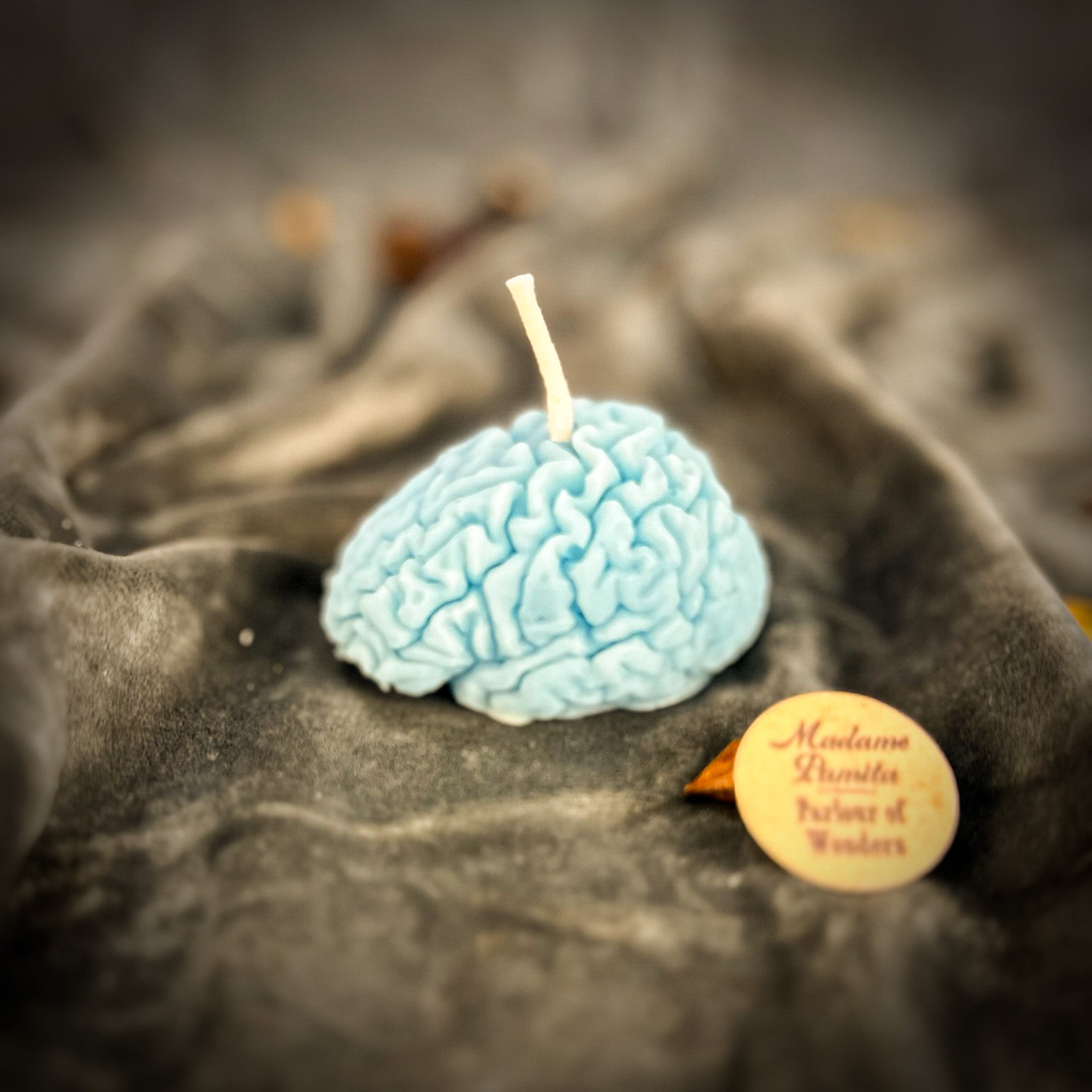 Brilliant Brain Candle Spell Kit by Parlour of Wonders featuring a red candle for mental clarity and focus.