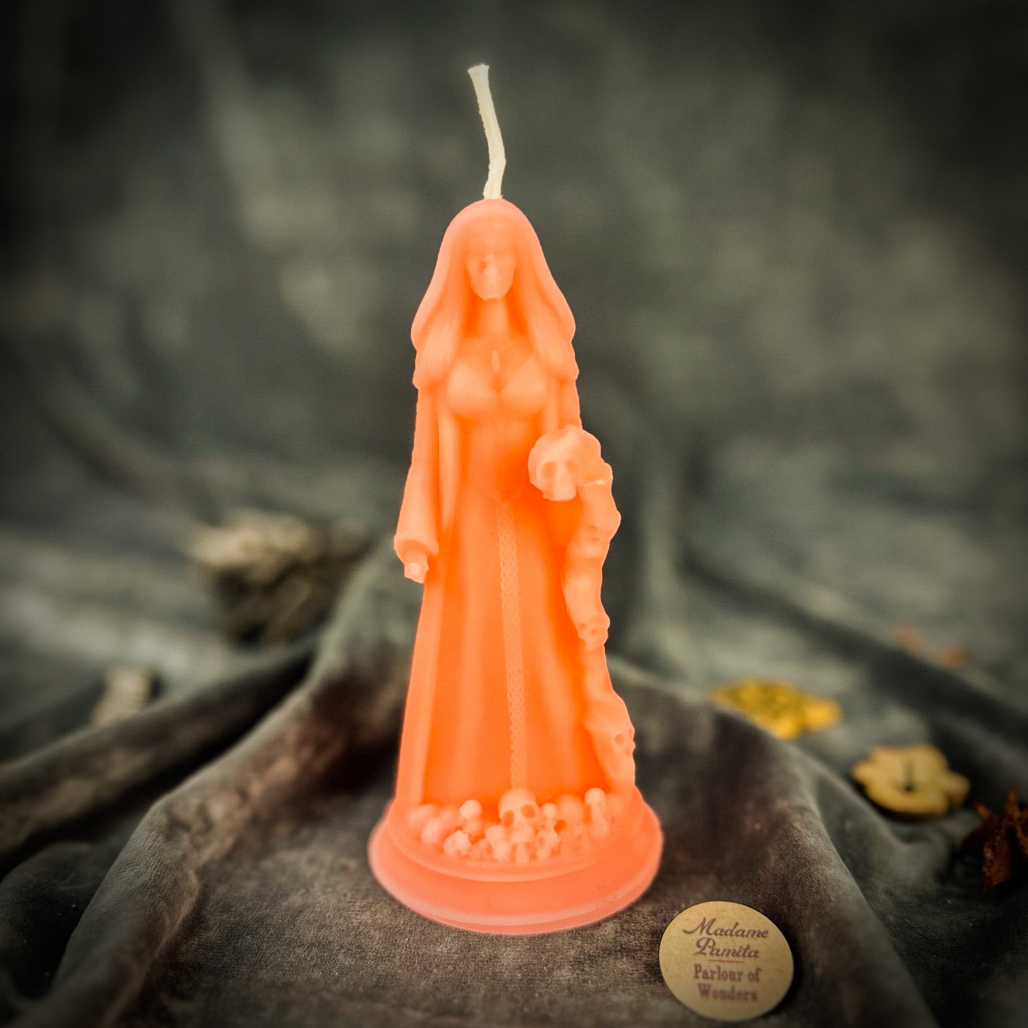 Red Passion Mara Winter Transformation Candle Spell Kit by Parlour of Wonders, featuring candles and ritual tools for transformation spells.