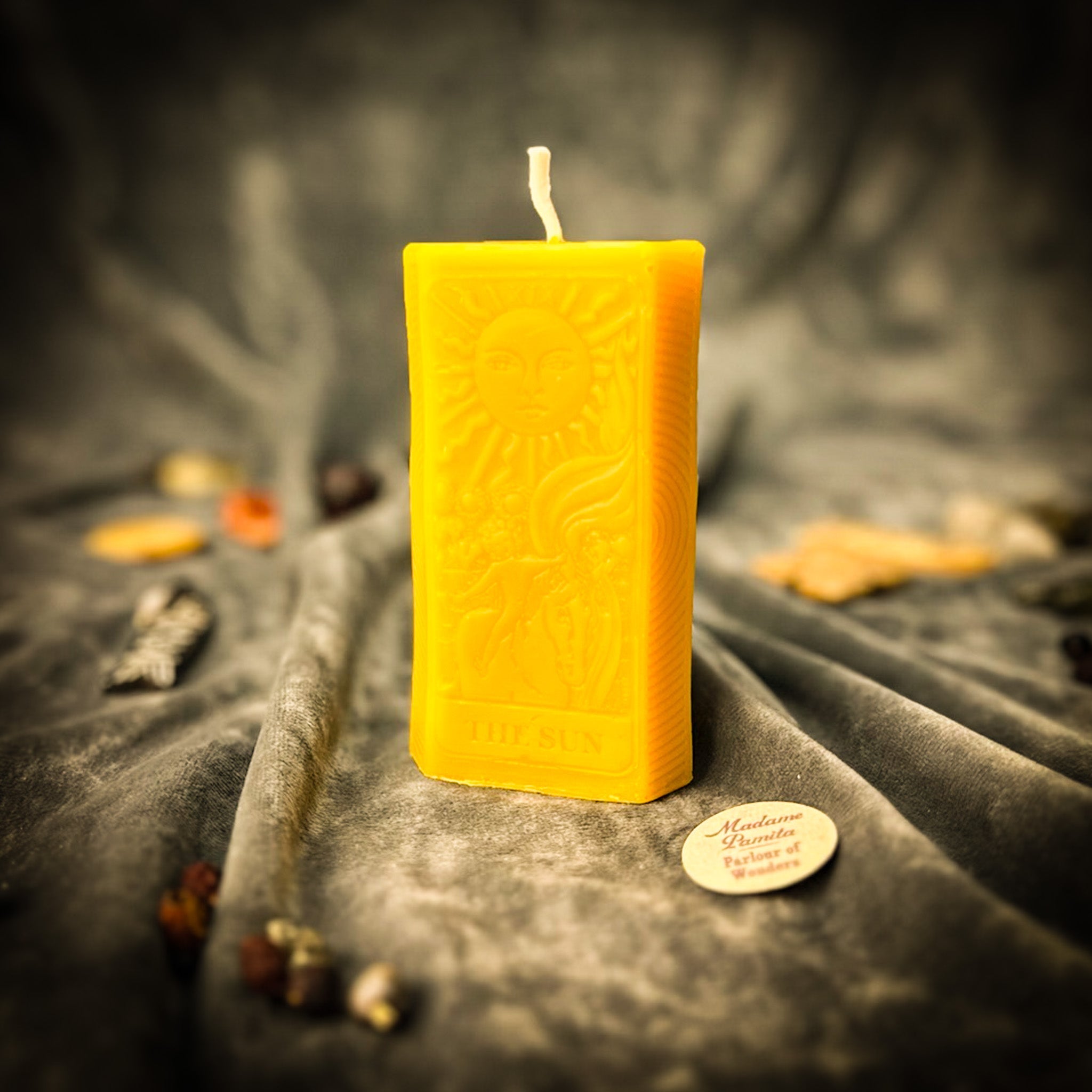 Red Candle Spell Kit by Parlour of Wonders for joy and success magic, featuring candles and spell components for positive energy.