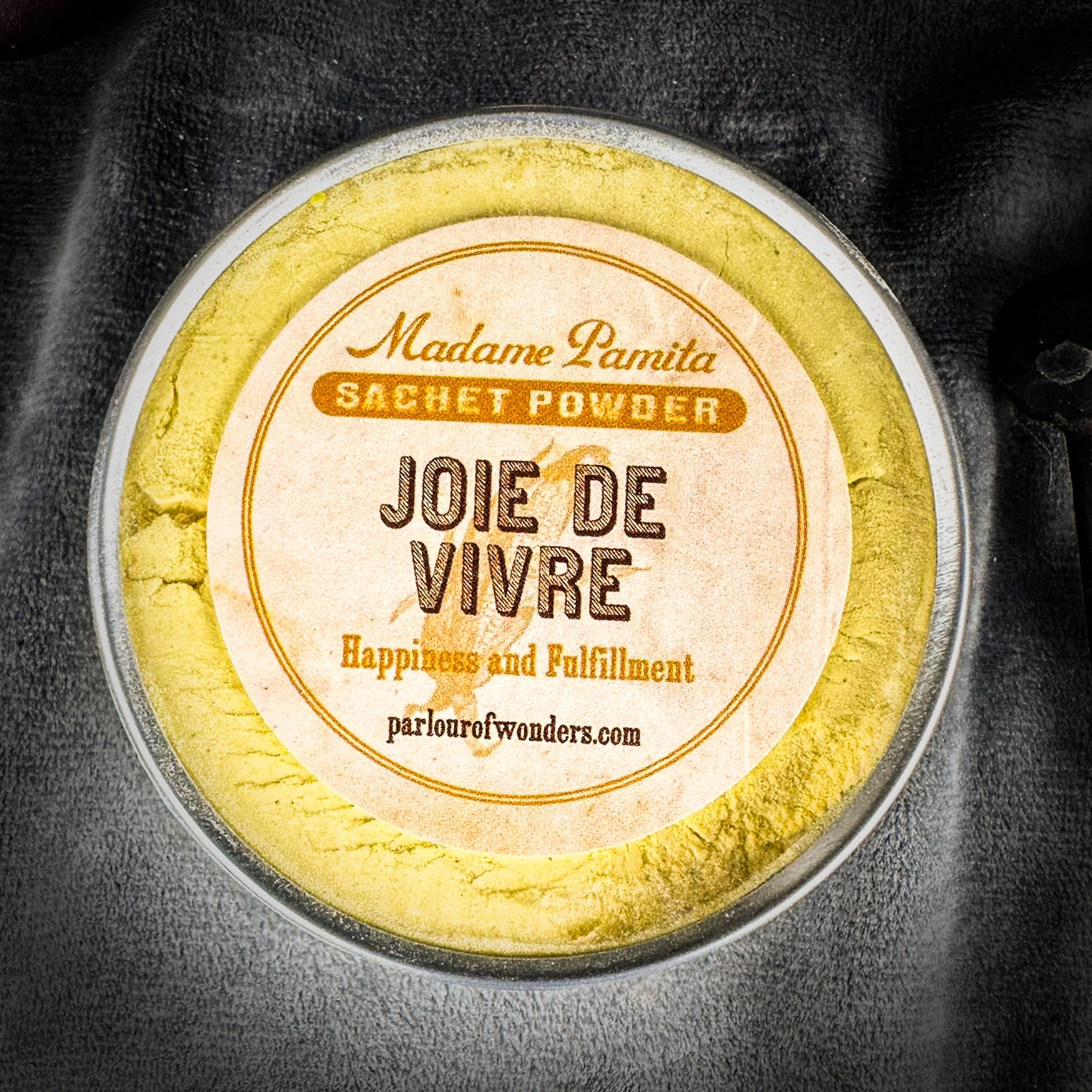 Joie de Vivre Sachet Powder by Madame Pamita, a natural herbal powder in a small sachet, from Parlour of Wonders.