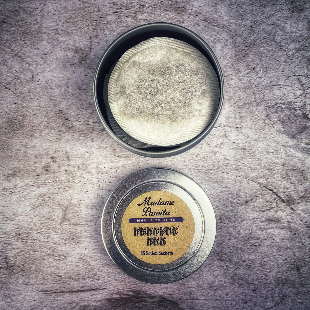 Psychic Eye Potion Spell Kit by Parlour of Wonders featuring a potion tin and moon infuser for mystical rituals