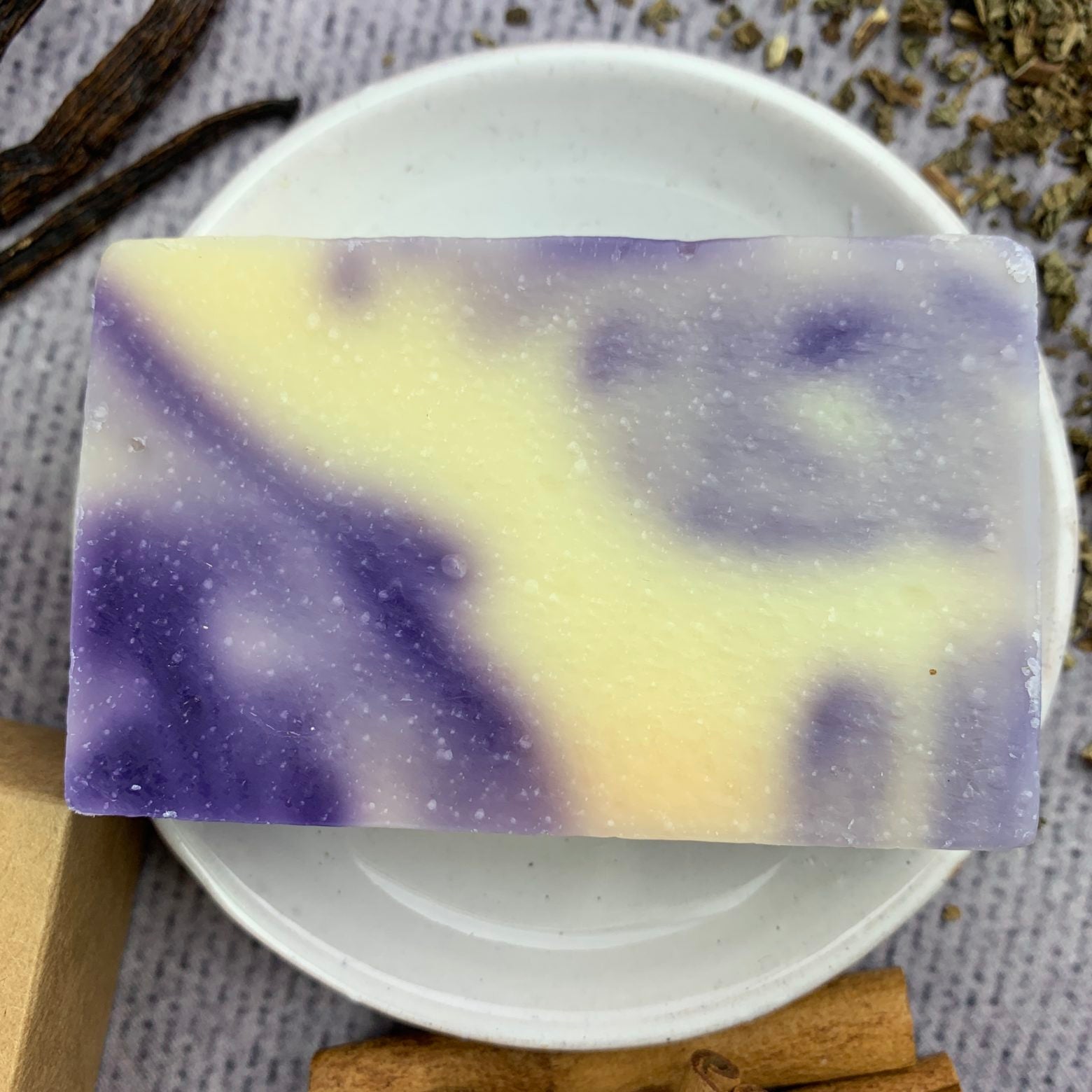 Restore Healing Spell Soap by Parlour of Wonders, natural soap bar with healing and soothing ingredients, textured surface and elegant packaging