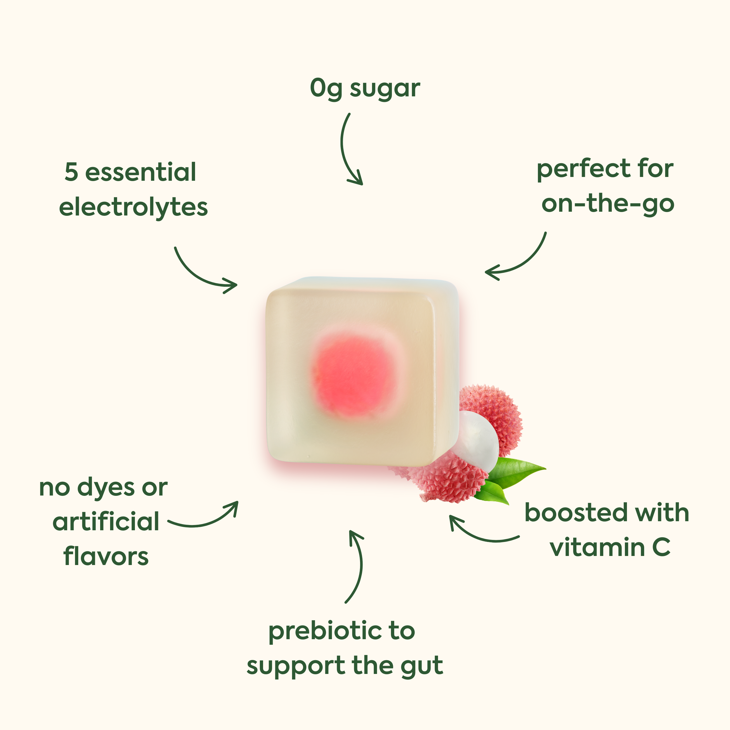 Plant People WonderHydrate electrolyte gummies in a bottle, vitamin and supplement product for hydration and wellness.