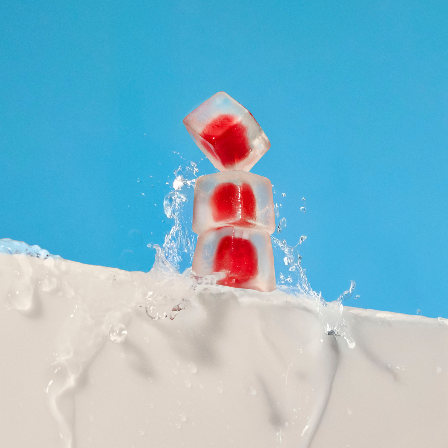 Plant People WonderHydrate Electrolyte Gummies in a clear bottle, showing colorful gummies and label with product details.