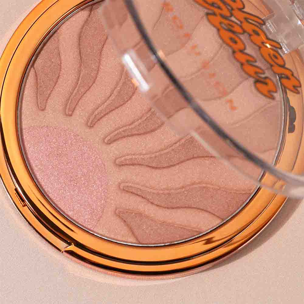 West Coast Glow Golden Hour Luminous Bronze & Glow Palette by Profusion Cosmetics featuring blushes and bronzers in warm shades.
