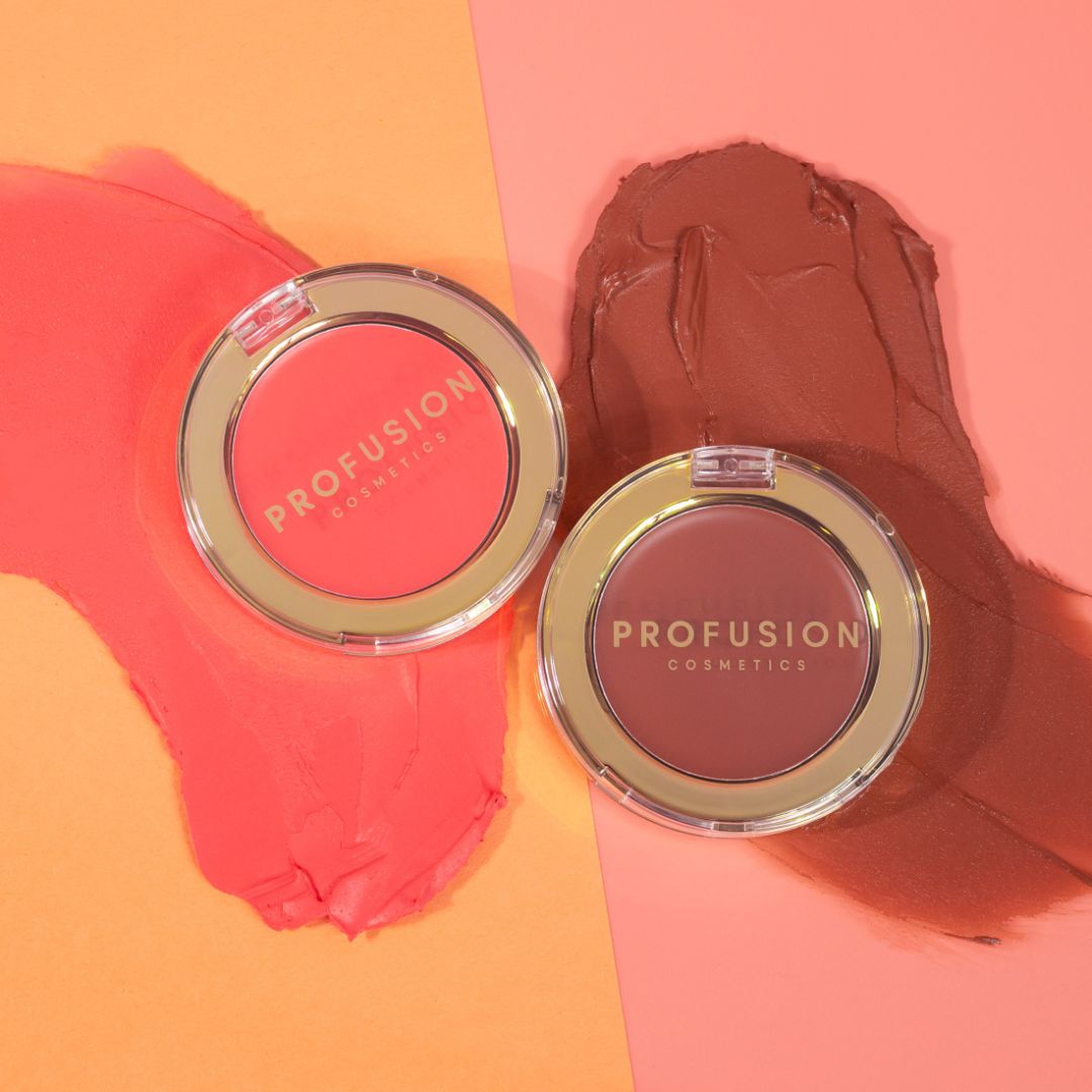 Profusion Cosmetics Superbloom Full Bloom Cream Blush in Rose Petal, showcasing its smooth, vibrant pink formula.