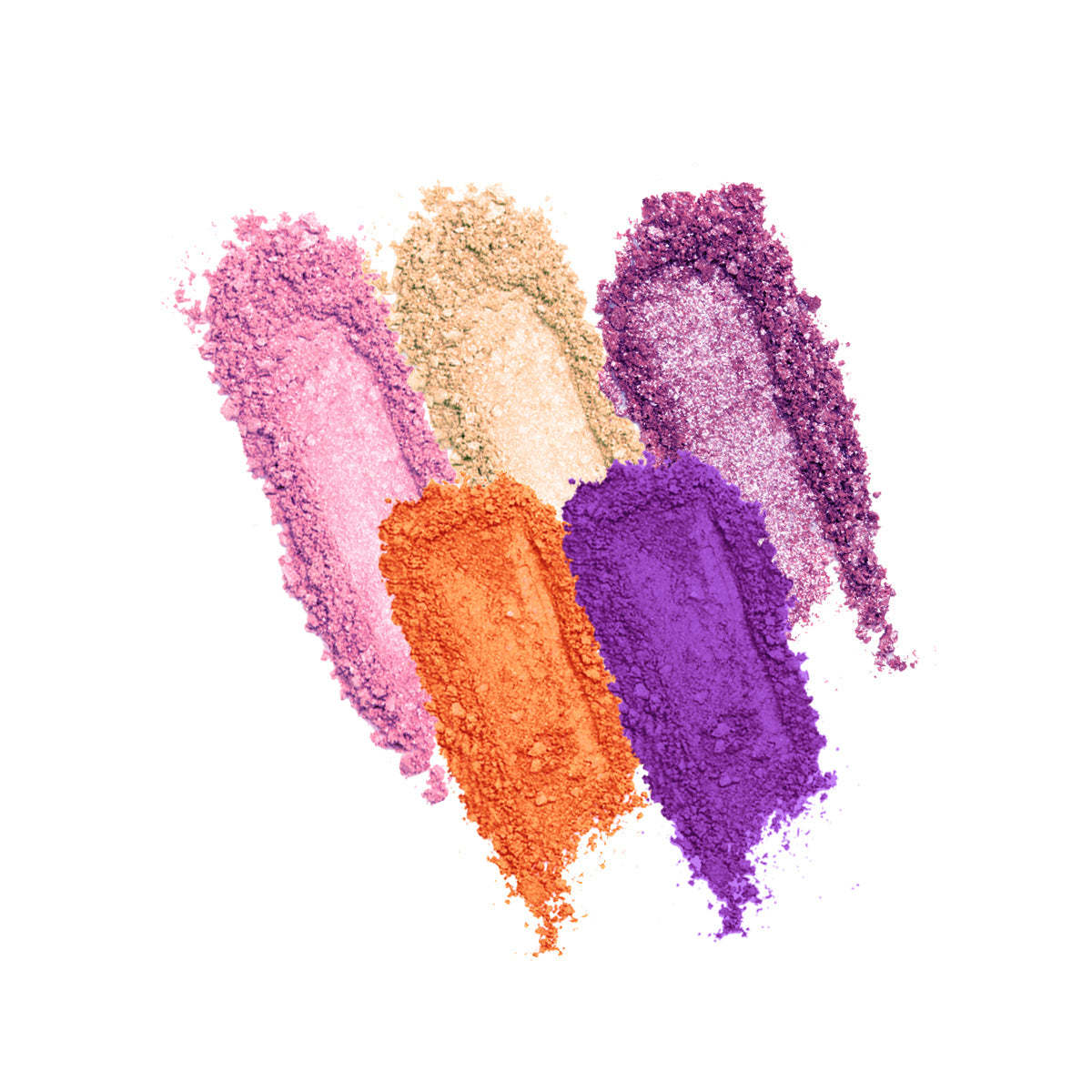 Profusion Cosmetics Blooming Hues Collection with colorful eyeshadows and makeup products displayed.