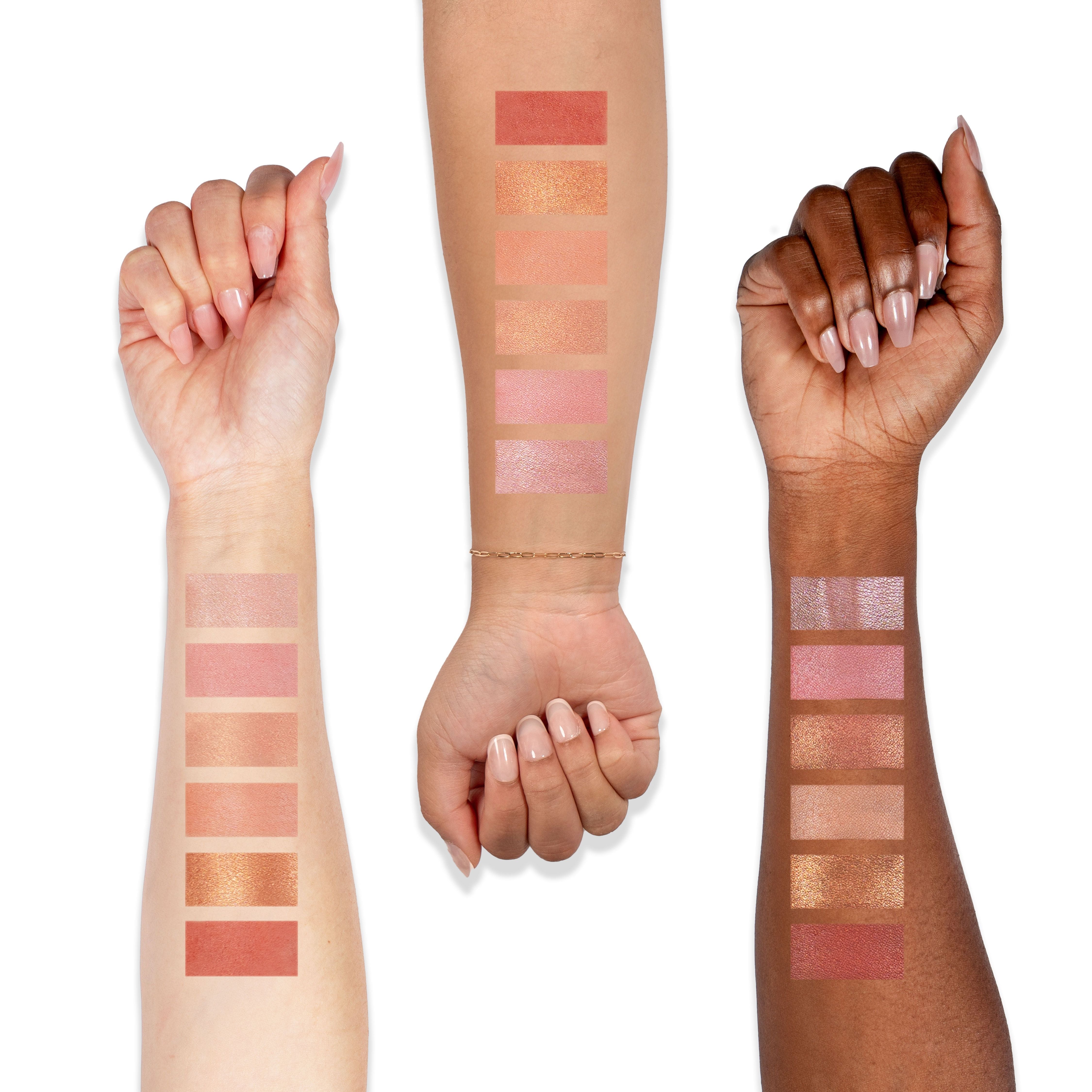 Profusion Cosmetics Blush 6 Shade Face Palette with a variety of blush colors in a compact palette.