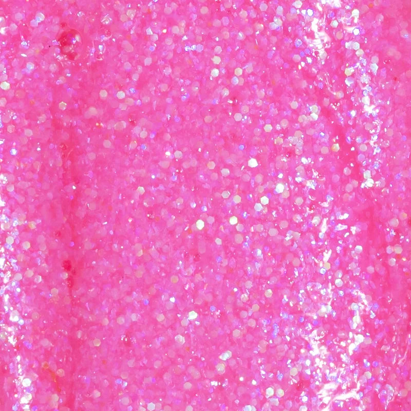 Profusion Cosmetics I 🖤 Boba So Jelly face and body glitter in dragonfruit flavor, shimmering pink and purple glitter for skin and makeup.