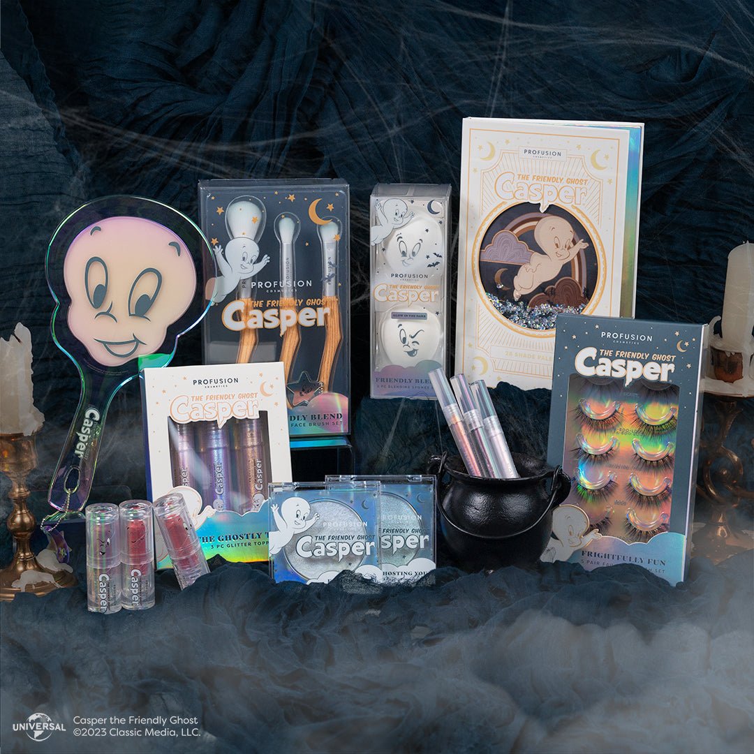 Profusion Cosmetics Casper The Friendly Ghost DreamWorld faux mink eye lash set with five pairs of natural-looking eye lashes.