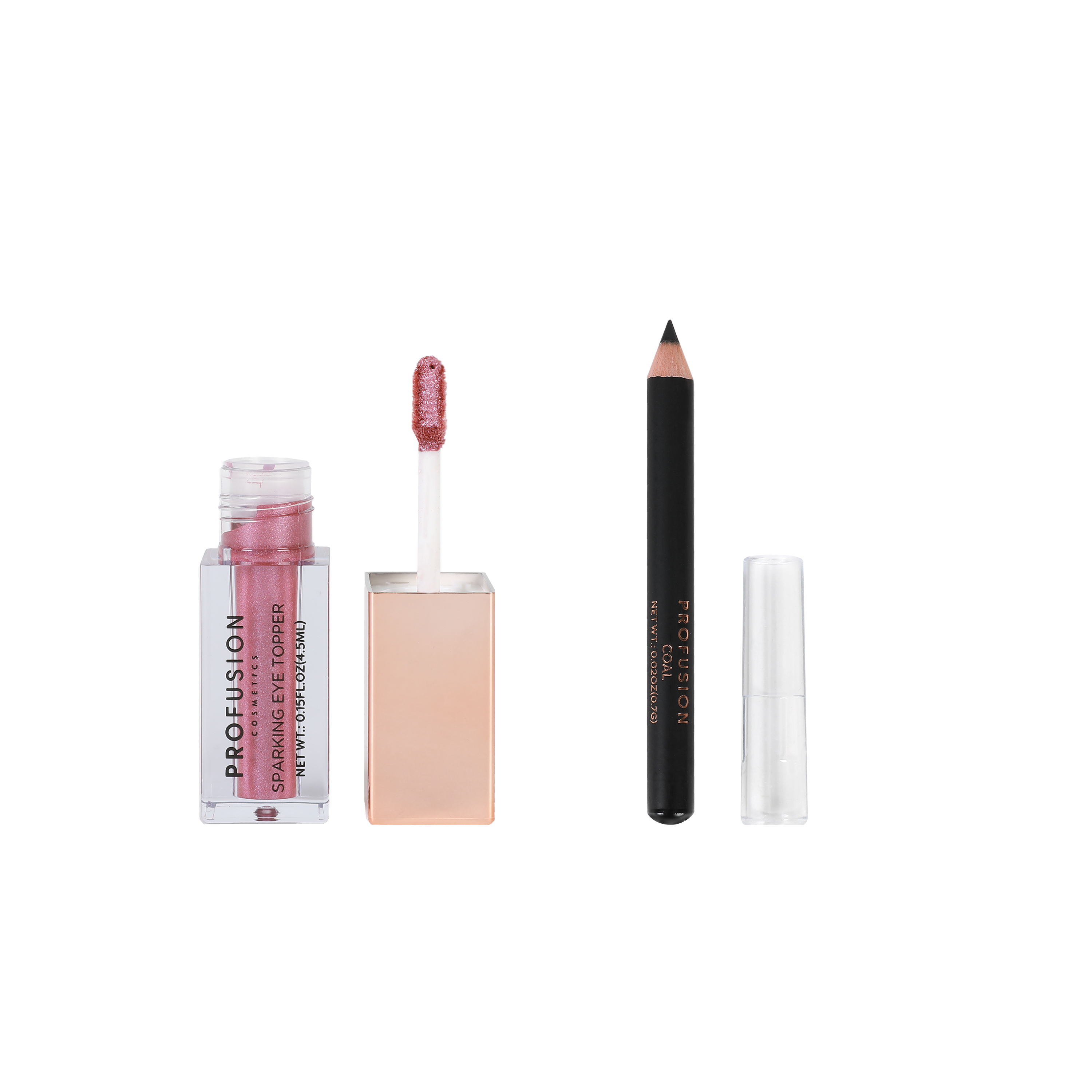 Frosted Snow Sparkle eye shadow from Profusion Cosmetics with a shimmering, frosted finish on eye makeup.