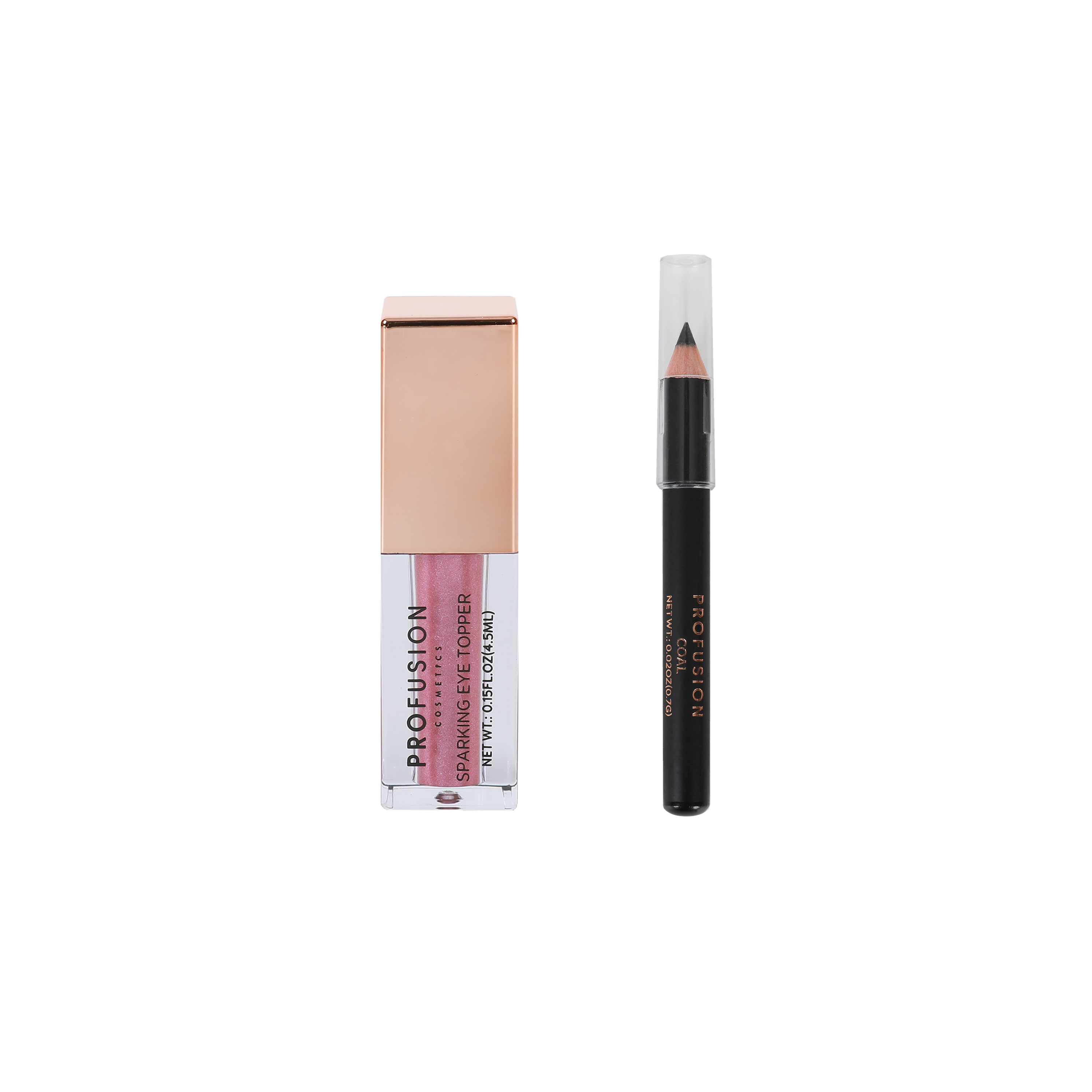Profusion Cosmetics Frosted Snow Sparkle eye shadow with frosted, sparkling finish on a neutral eye makeup look