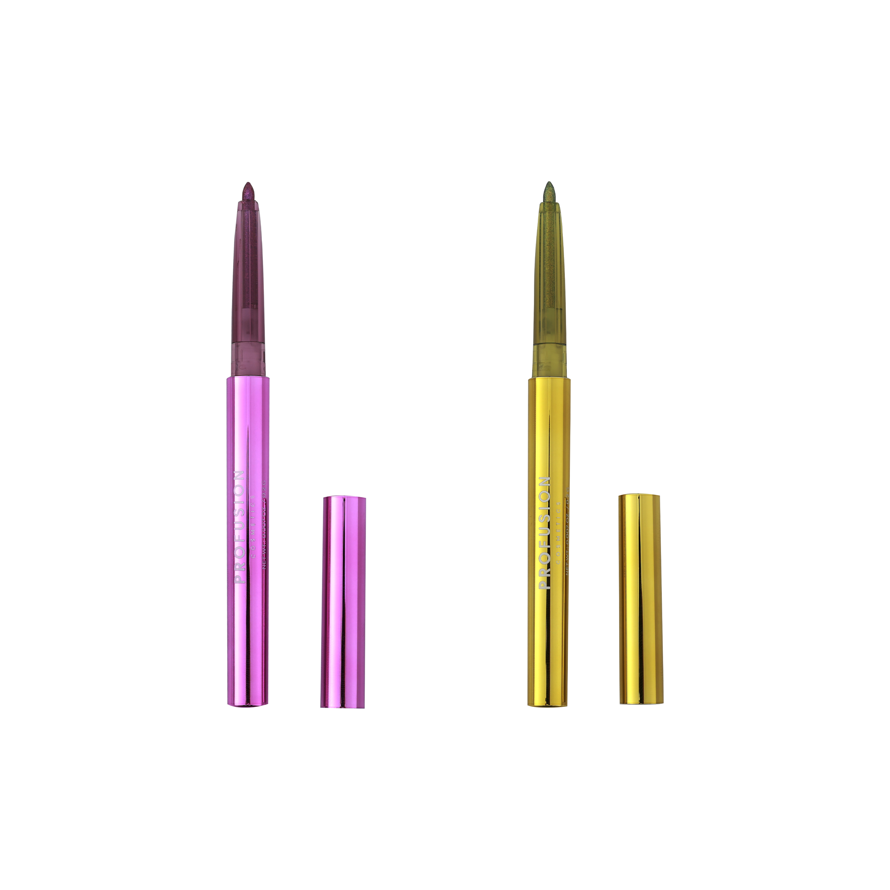 Profusion Cosmetics Chrome Monster Gel Liner Set with eye gel liners in vibrant colors for bold eye makeup looks.