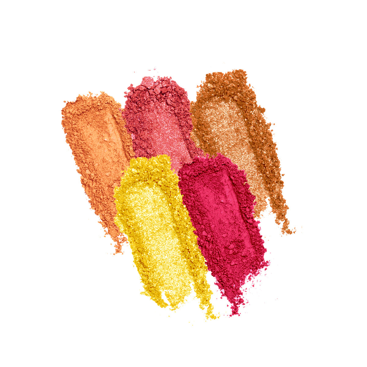 Profusion Cosmetics Blooming Hues 5-shade eye palette with romantic rose tones and soft, blendable eyeshadows.