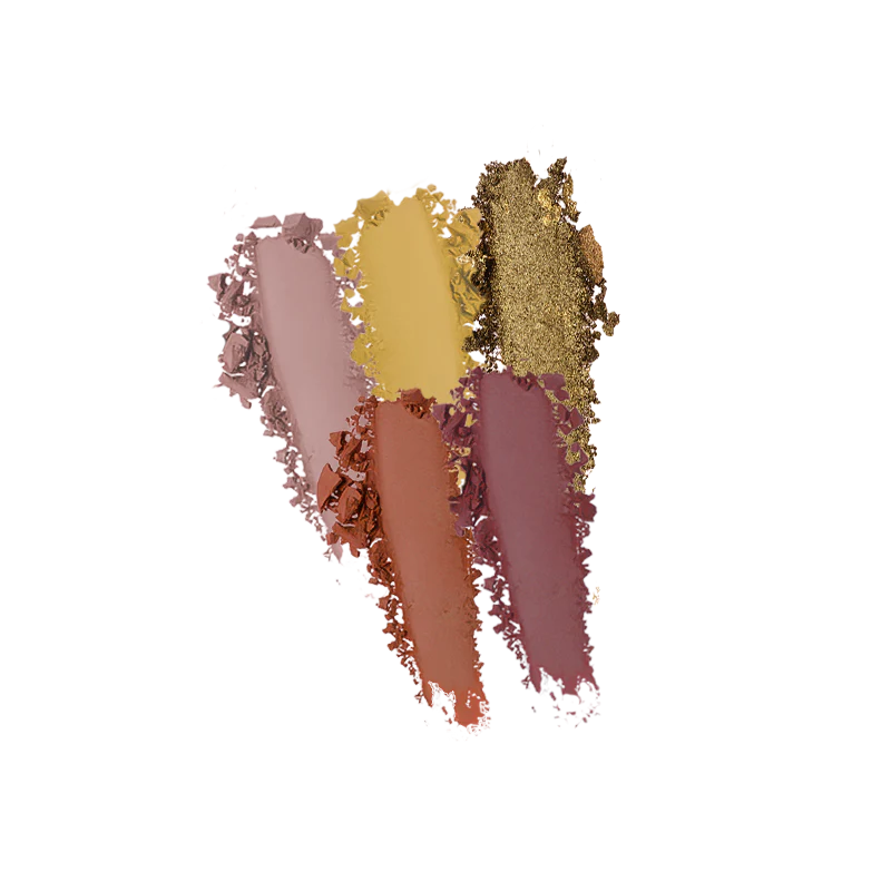 Profusion Cosmetics Blooming Beauty 5-shade eye palette with vibrant, blooming floral-inspired eyeshadow colors.