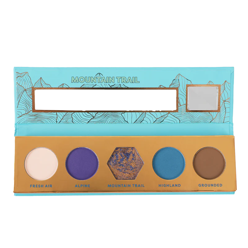 Profusion Cosmetics Blooming Beauty 5-shade eyeshadow palette with vibrant, blooming floral-inspired colors.