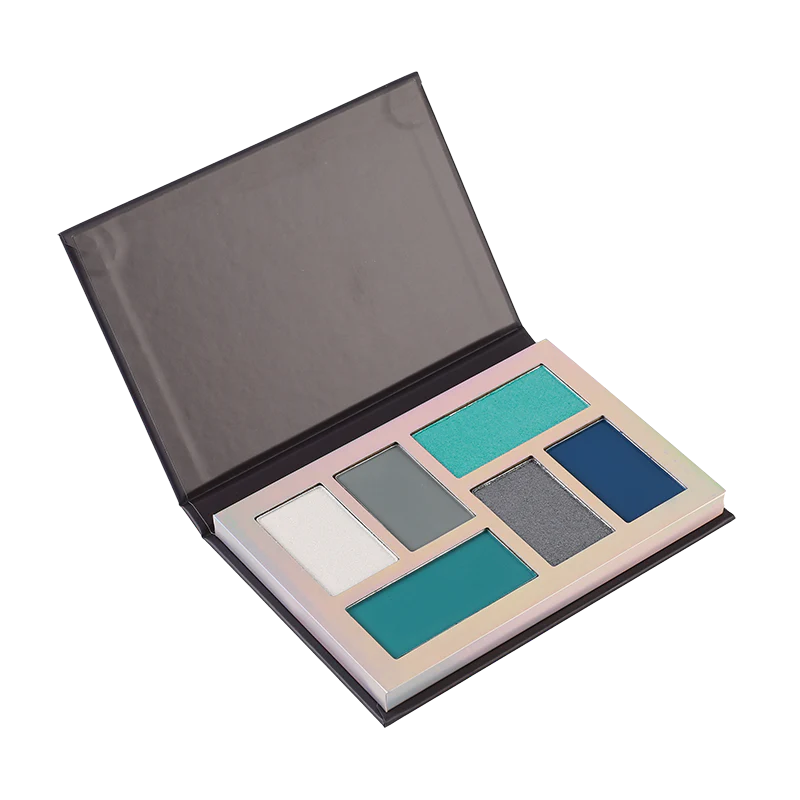 Profusion Cosmetics Enchanted Forest Nightshade eyeshadow palette with various shades of green, purple, and earthy tones.