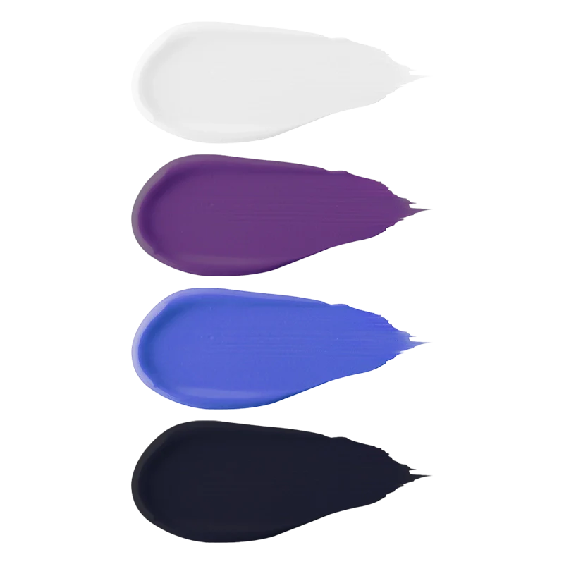Profusion Cosmetics Paranormal face paint stack for eyes featuring vibrant, spooky face paint designs and colors.