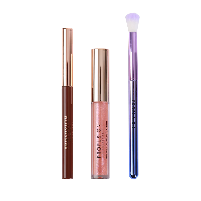 Profusion Cosmetics Written in the Stars prismatic glam 15-piece eye makeup kit with colorful eyeshadows and shimmer finishes.