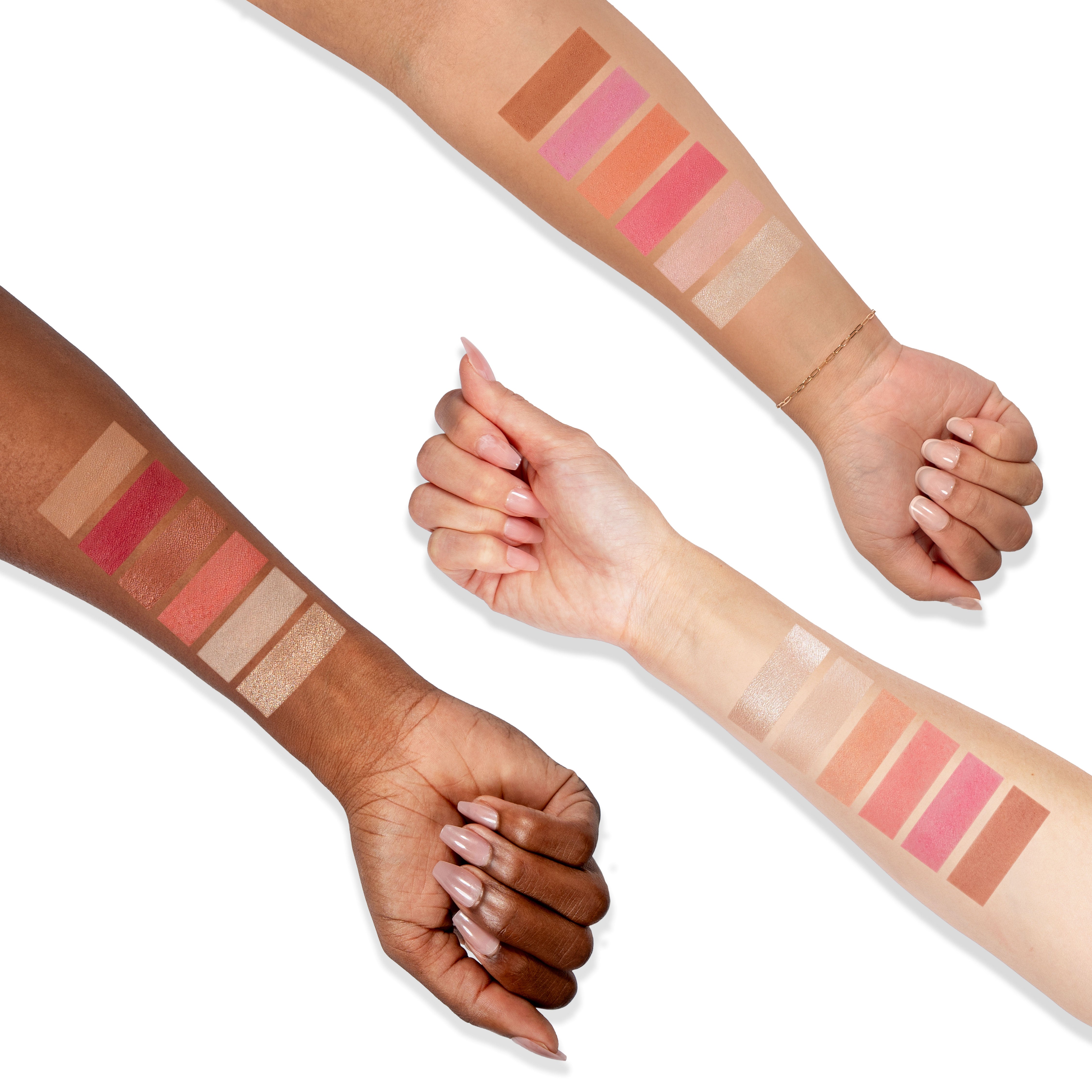 Profusion Cosmetics Artistry On-The-Go eyeshadow palette with vibrant shades in a compact for easy makeup application.