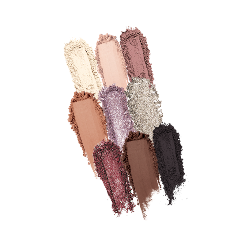 Profusion Cosmetics Artistry On-The-Go eyeshadow palette with colorful shades in a compact case.