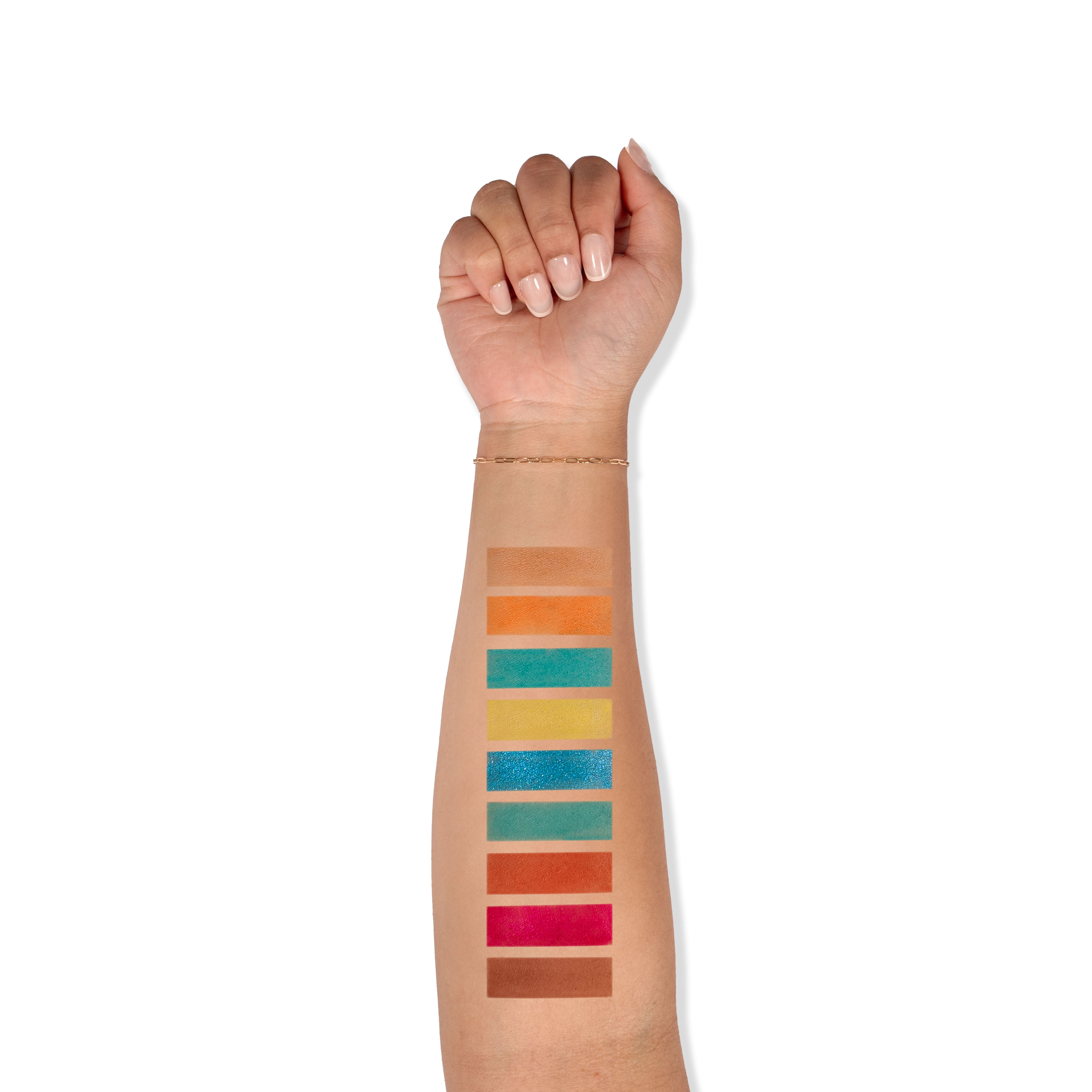 Profusion Cosmetics Artistry On-The-Go eyeshadow palette with colorful shades in a compact for travel and everyday use