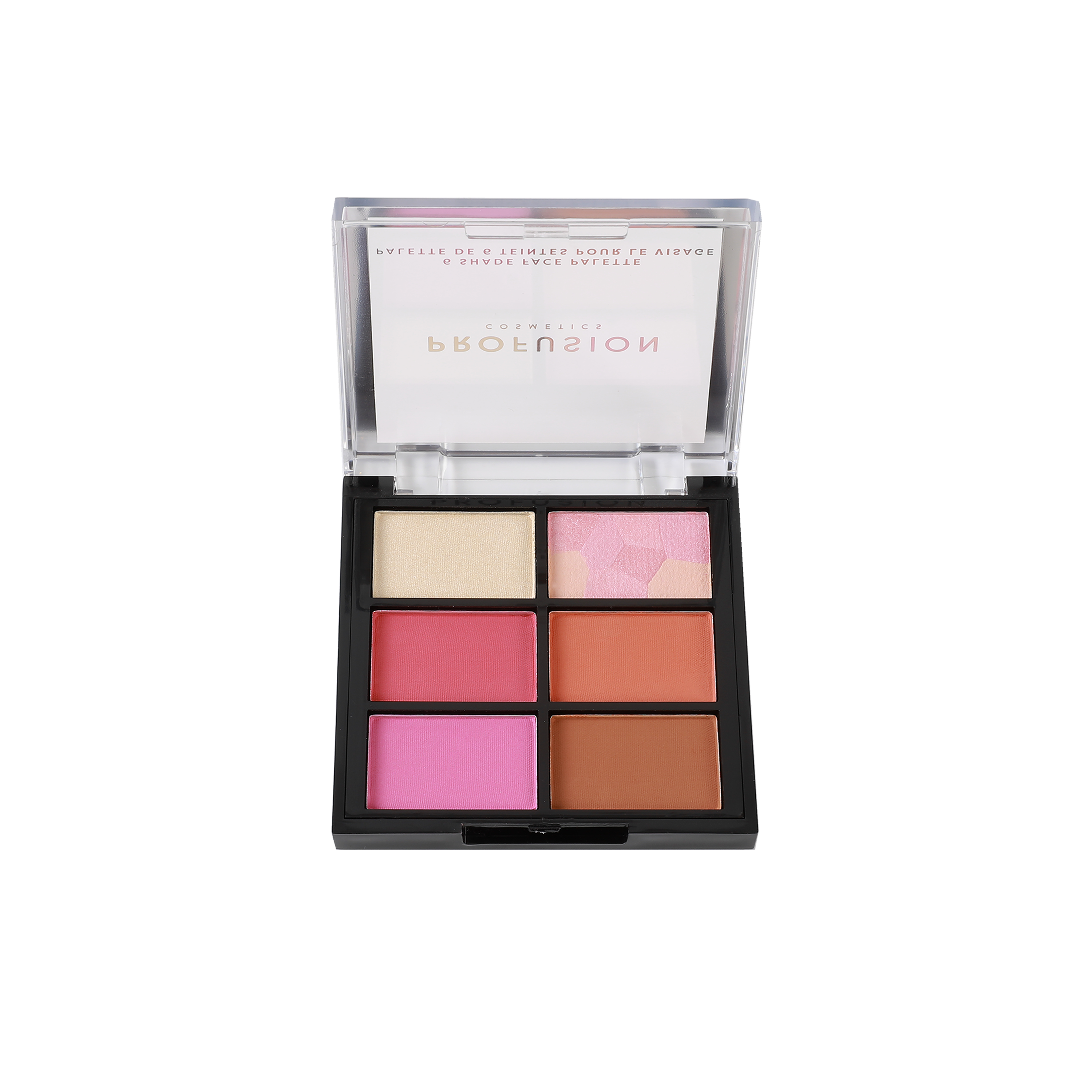 Profusion Cosmetics Artistry On-The-Go eyeshadow palette with colorful shades in a compact for versatile eye makeup.