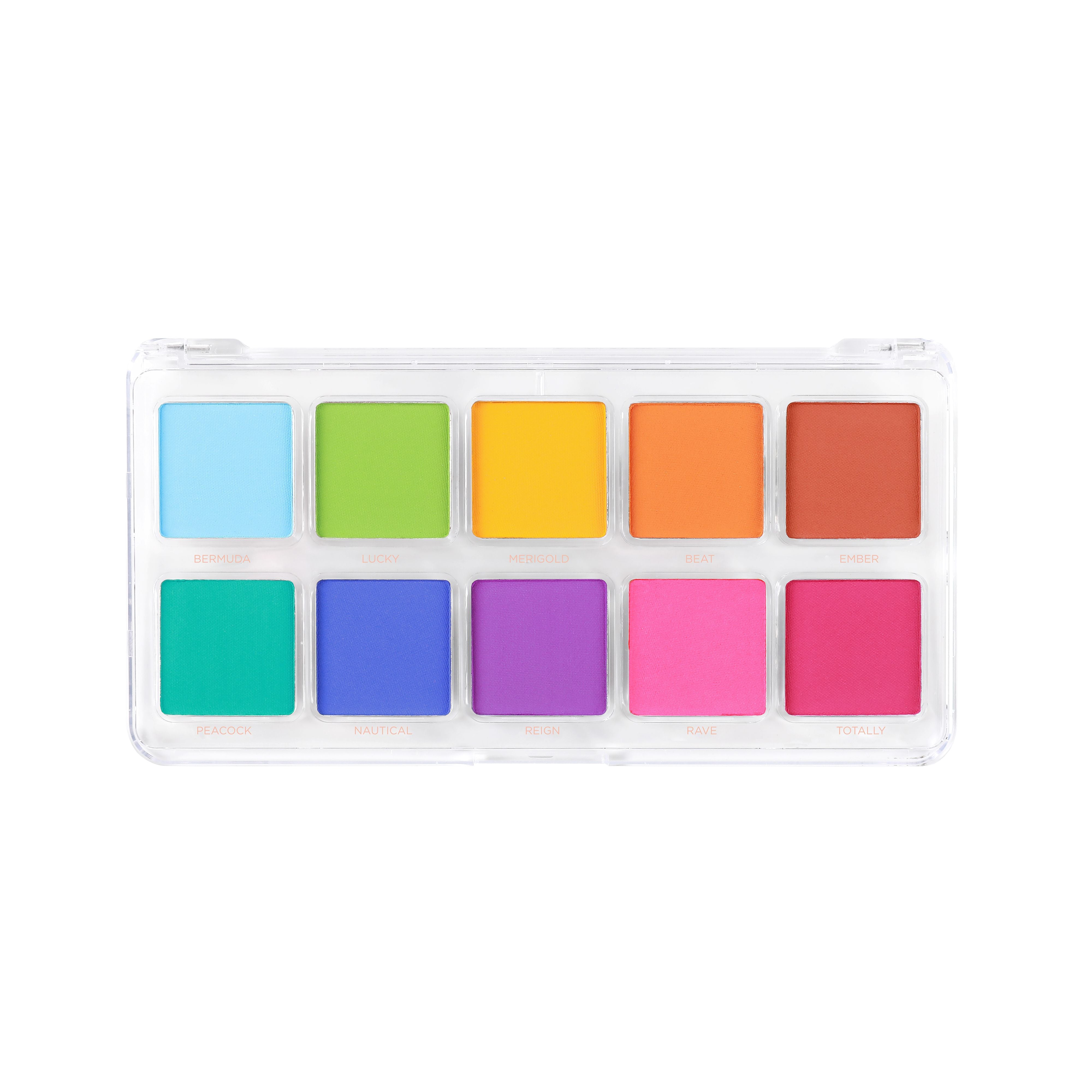 Profusion Cosmetics Essentials 10 Shade Eyeshadow Palette with smoky neutral tones and versatile shades for eye makeup looks