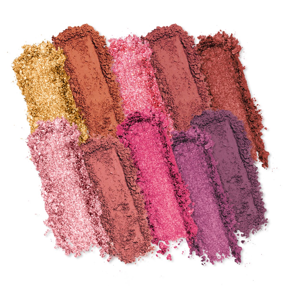 Profusion Cosmetics Essentials 10 Shade Eyeshadow Palette with smoky neutral tones and versatile shades for day and night looks.