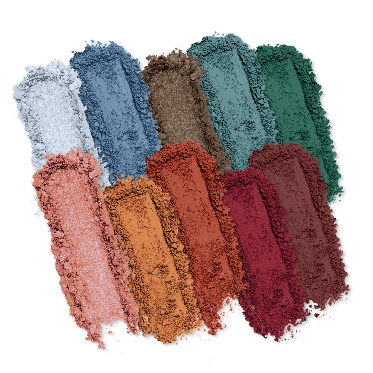 Profusion Cosmetics Essentials 10 Shade Eyeshadow Palette with smoky and neutral tones for versatile eye makeup looks.