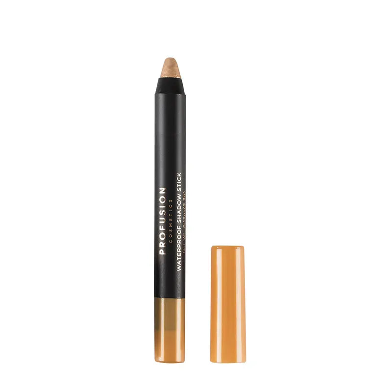 Profusion Cosmetics Eye Sparkler Shadow Stick with shimmering eyeshadow in a sleek, portable design for a sparkling eye look.