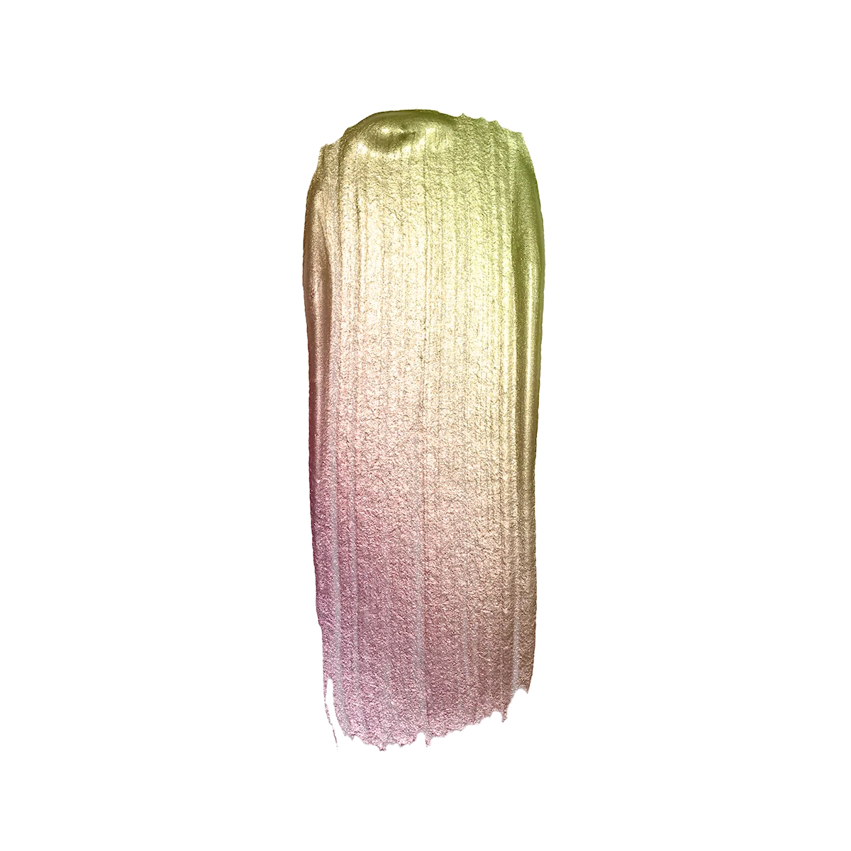 Profusion Cosmetics Prismatic Chrome Liquid Eyeshadow in a shimmering, reflective chrome finish on the eyelids.