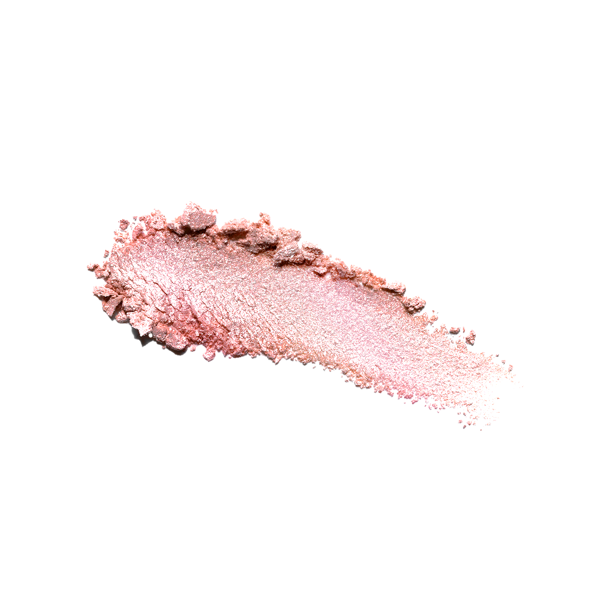 Profusion Cosmetics Holo Beam holographic highlighter on face, showcasing its iridescent, luminous glow for a radiant look.